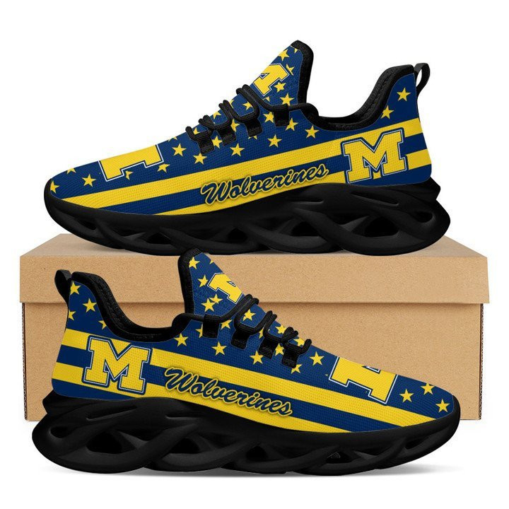Michigan Wolverines Max Soul YZ Running Sneakers 23