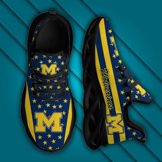 Michigan Wolverines Max Soul YZ Running Sneakers 23
