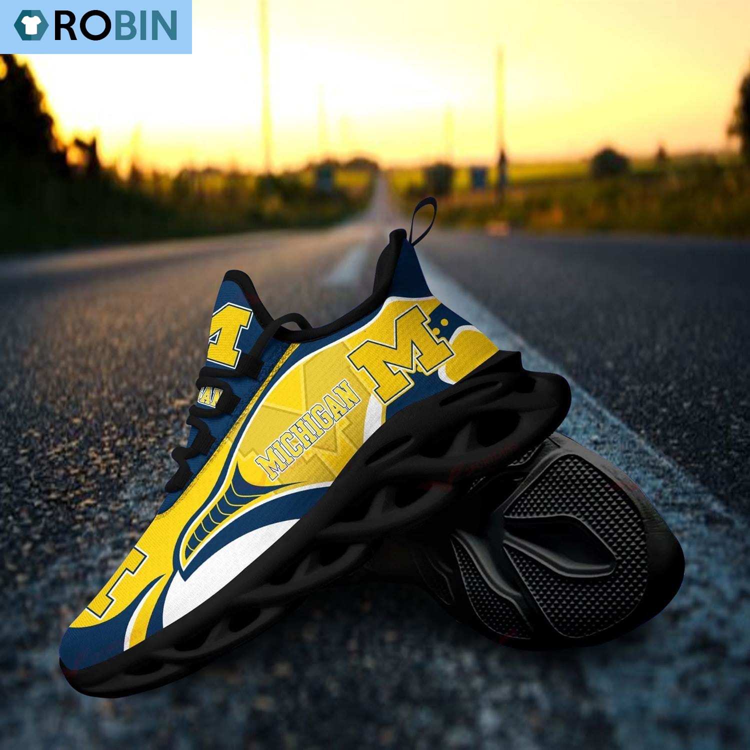 Michigan Wolverines Sneakers Shoes