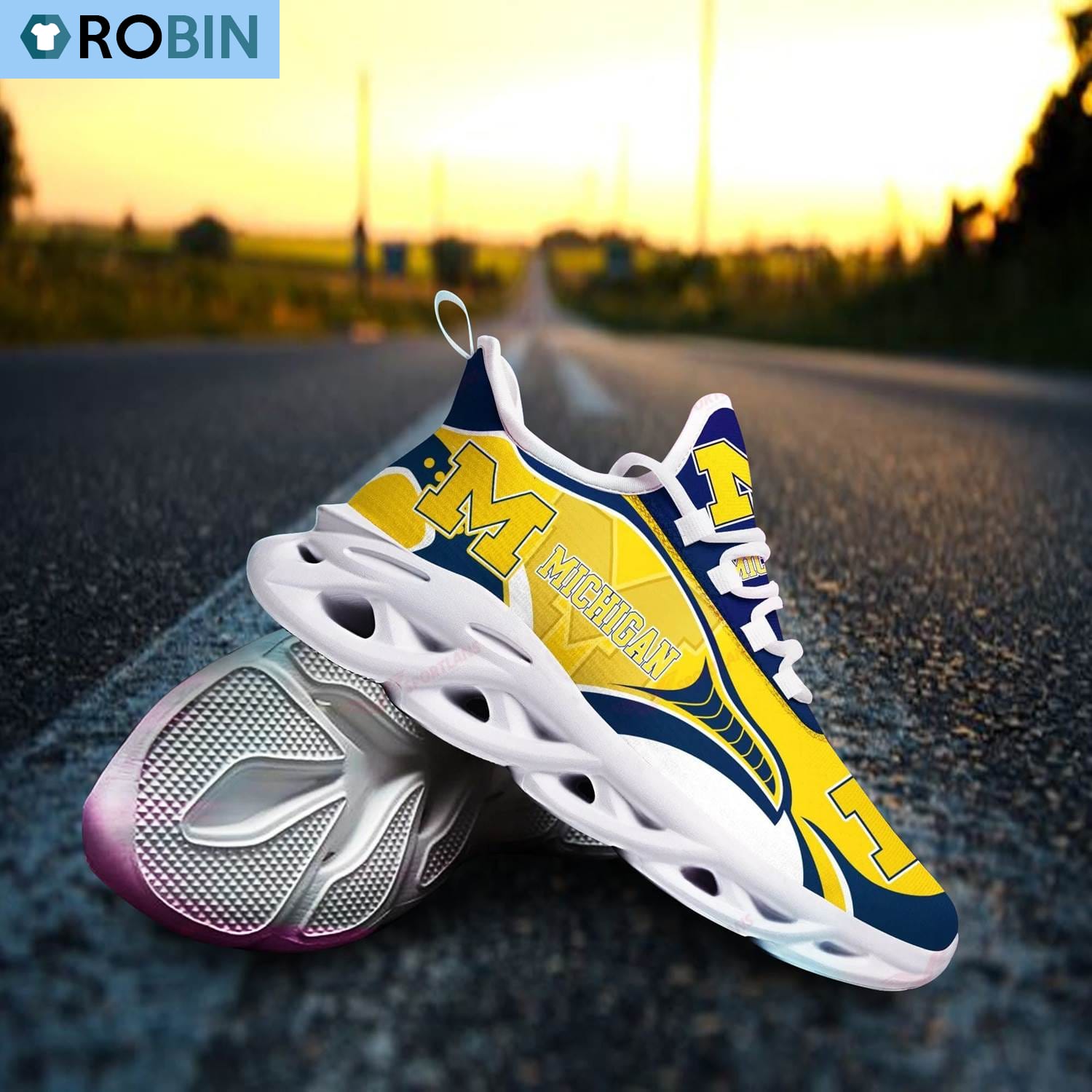 Michigan Wolverines Sneakers Shoes