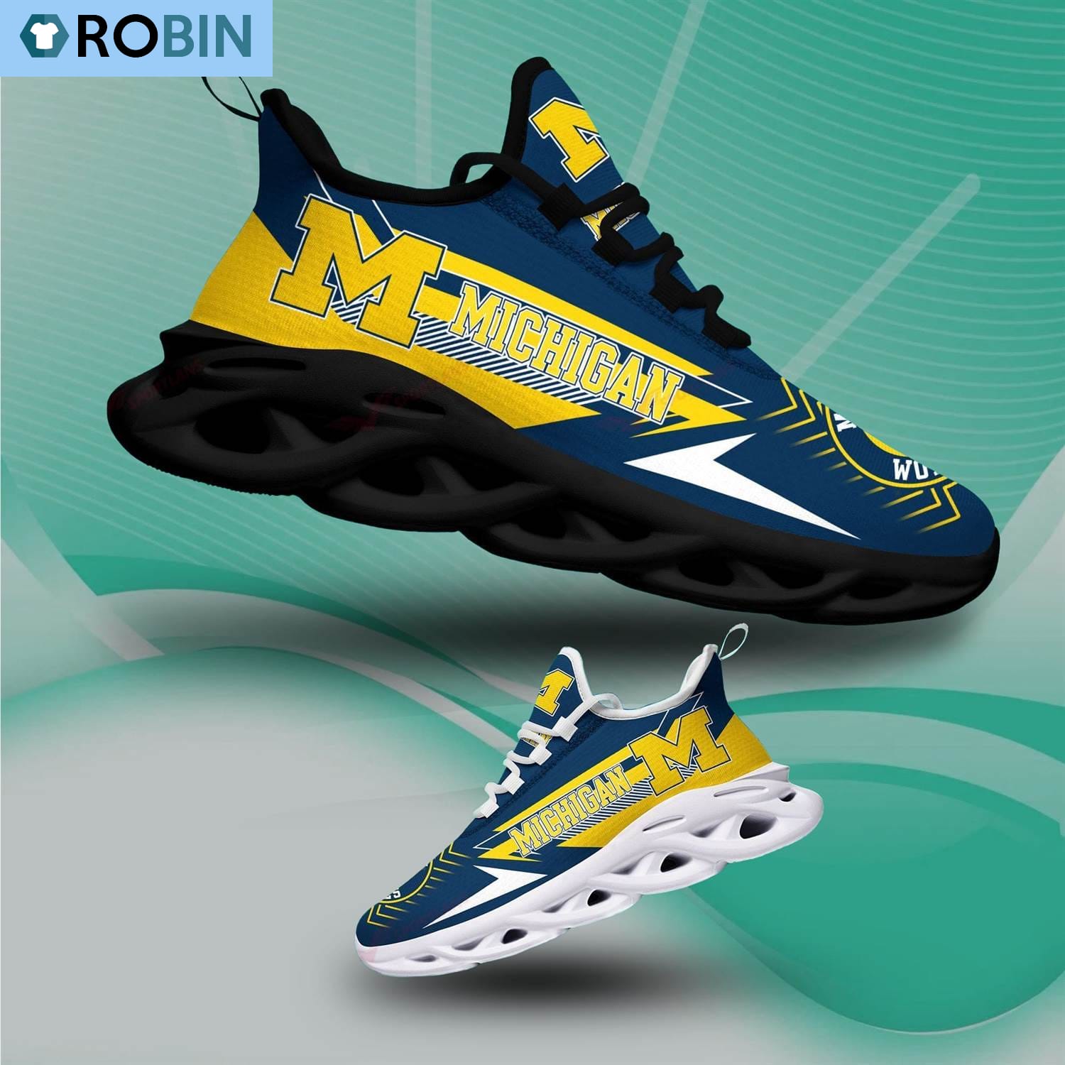 Michigan Wolverines Sport Shoes Sneakers