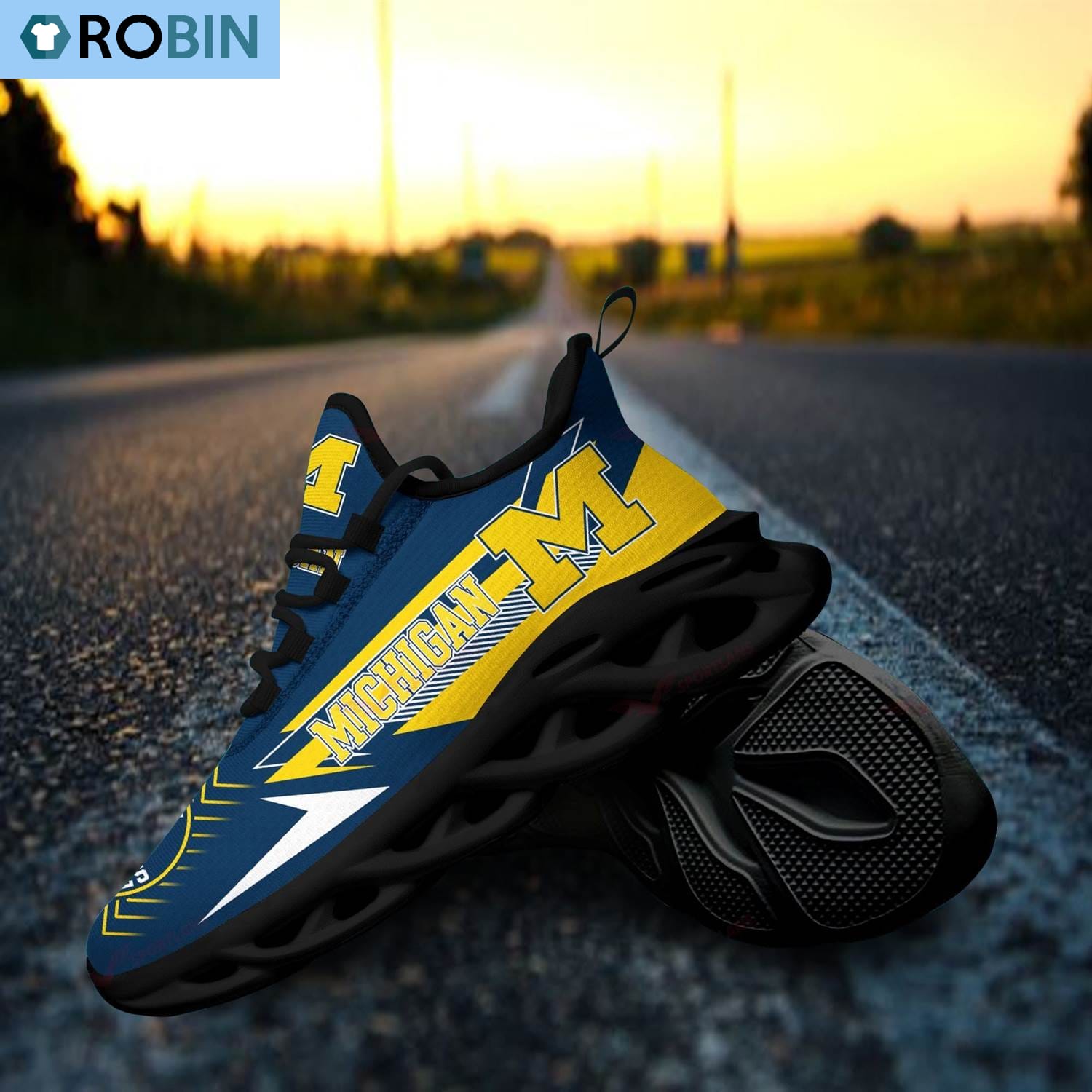 Michigan Wolverines Sport Shoes Sneakers