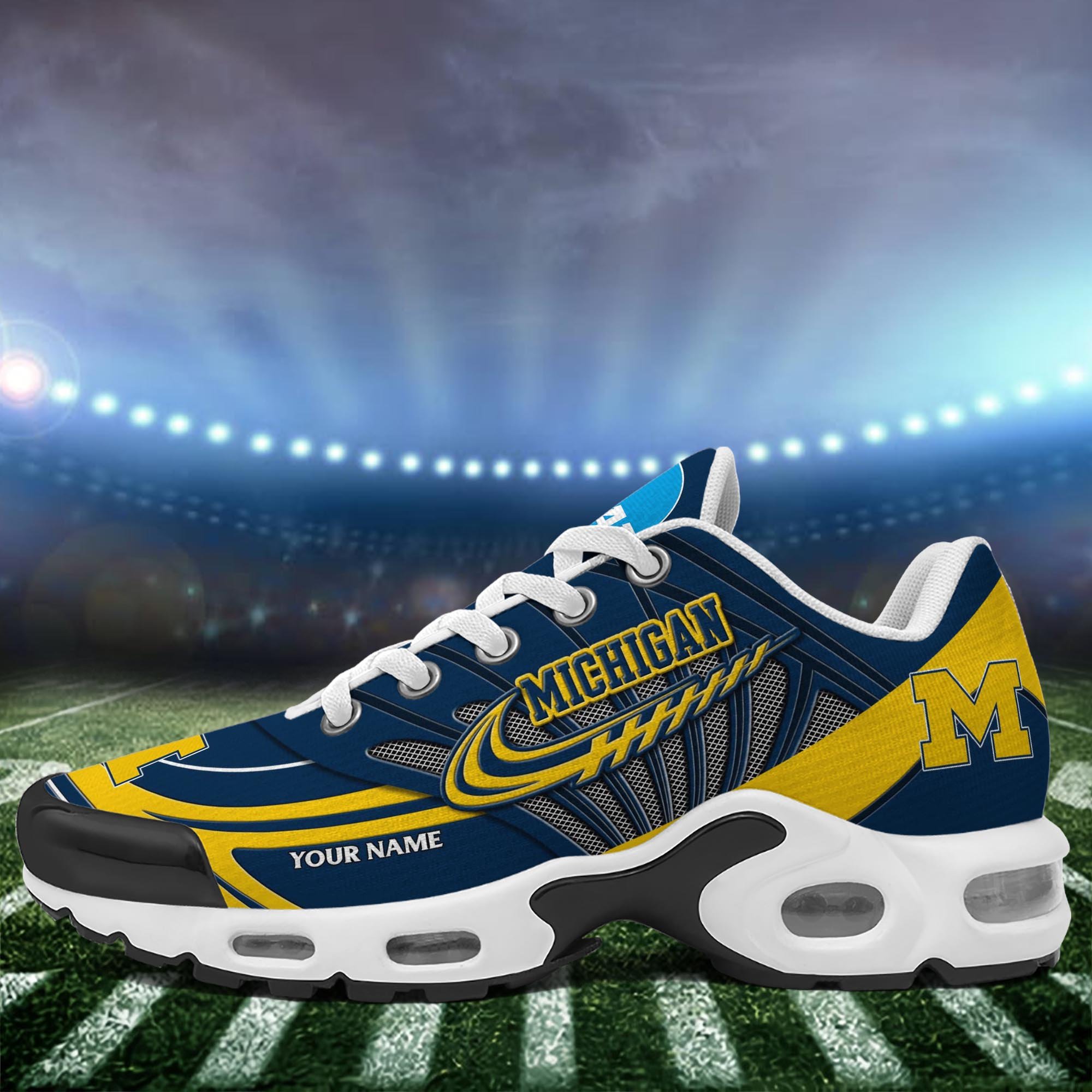 Michigan Wolverines TN Shoes 2026 Version Custom Your Name 594