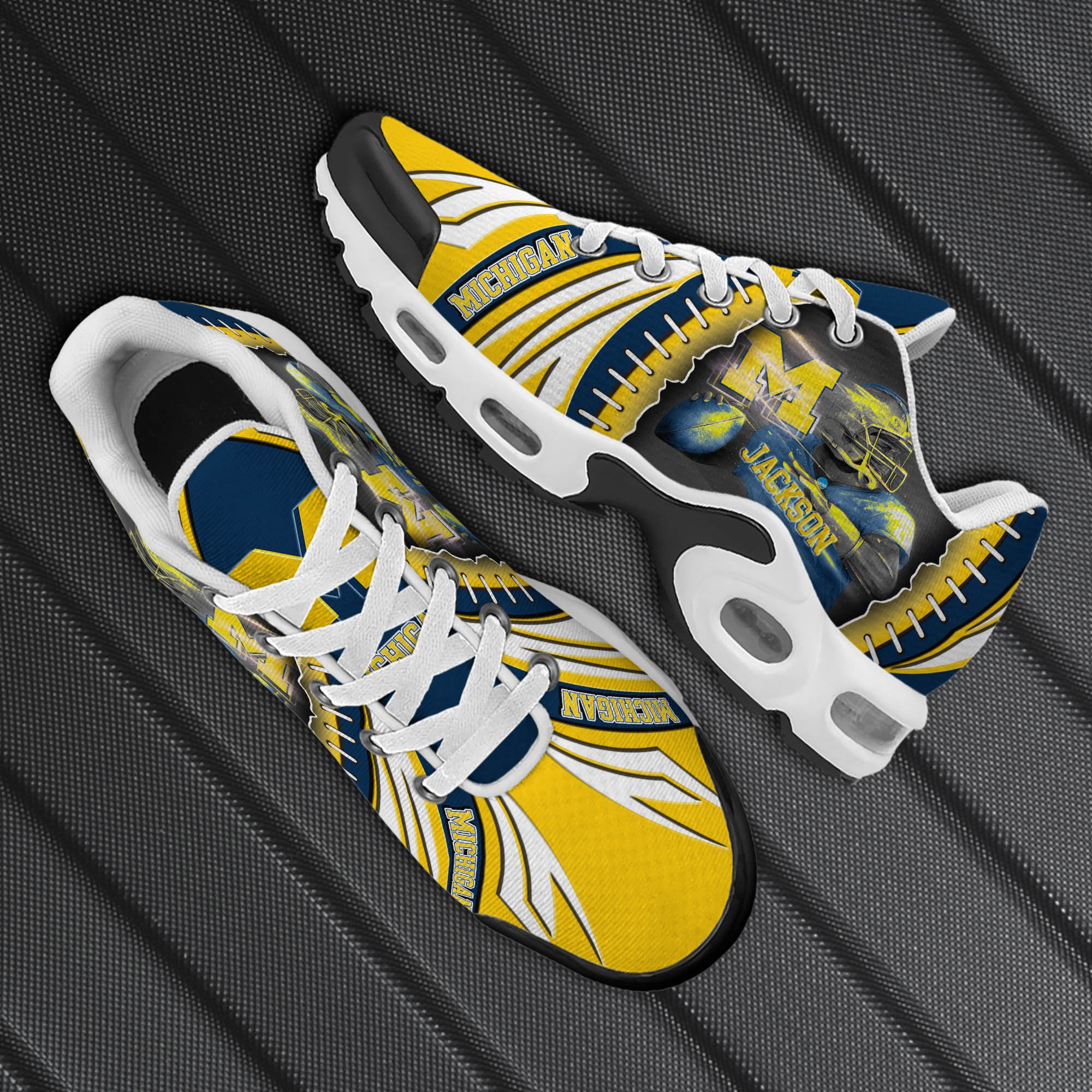 Michigan Wolverines TN Shoes 2026 Version Custom Your Name 919