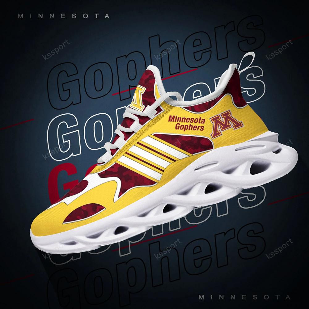 Minnesota Golden Gophers Max Soul Clunky, Camo Running Sneakers For Fan Ever