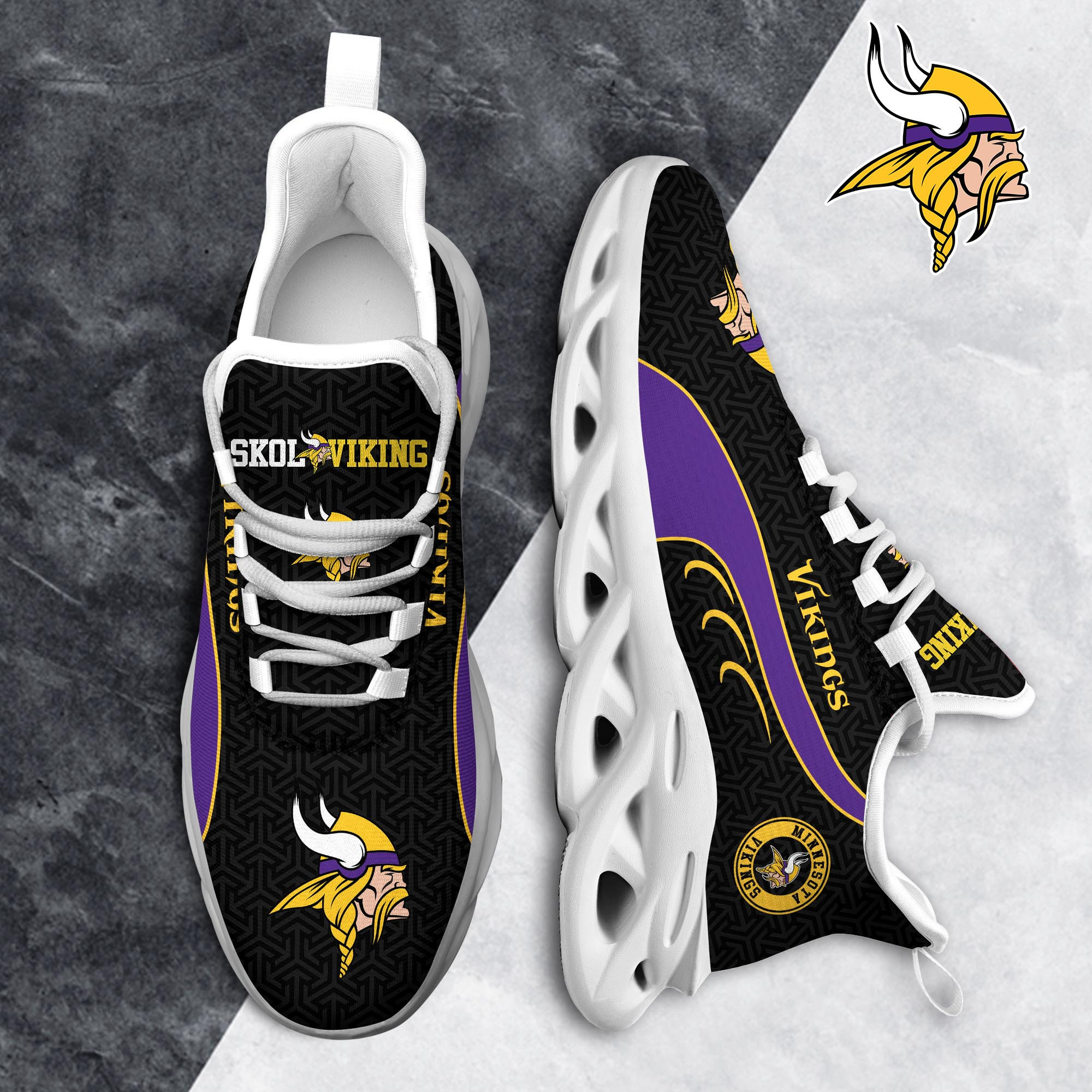 Minnesota Vikings Clunky Shoes T-42107