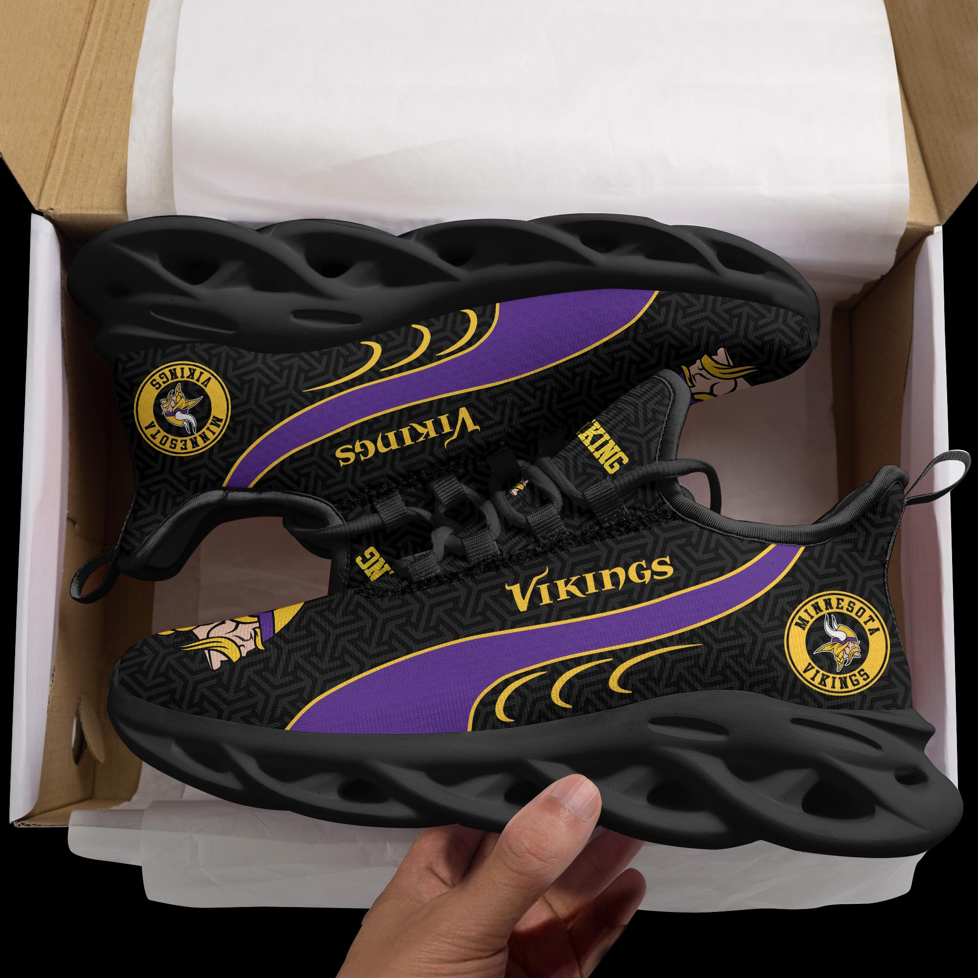 Minnesota Vikings Clunky Shoes T-42107