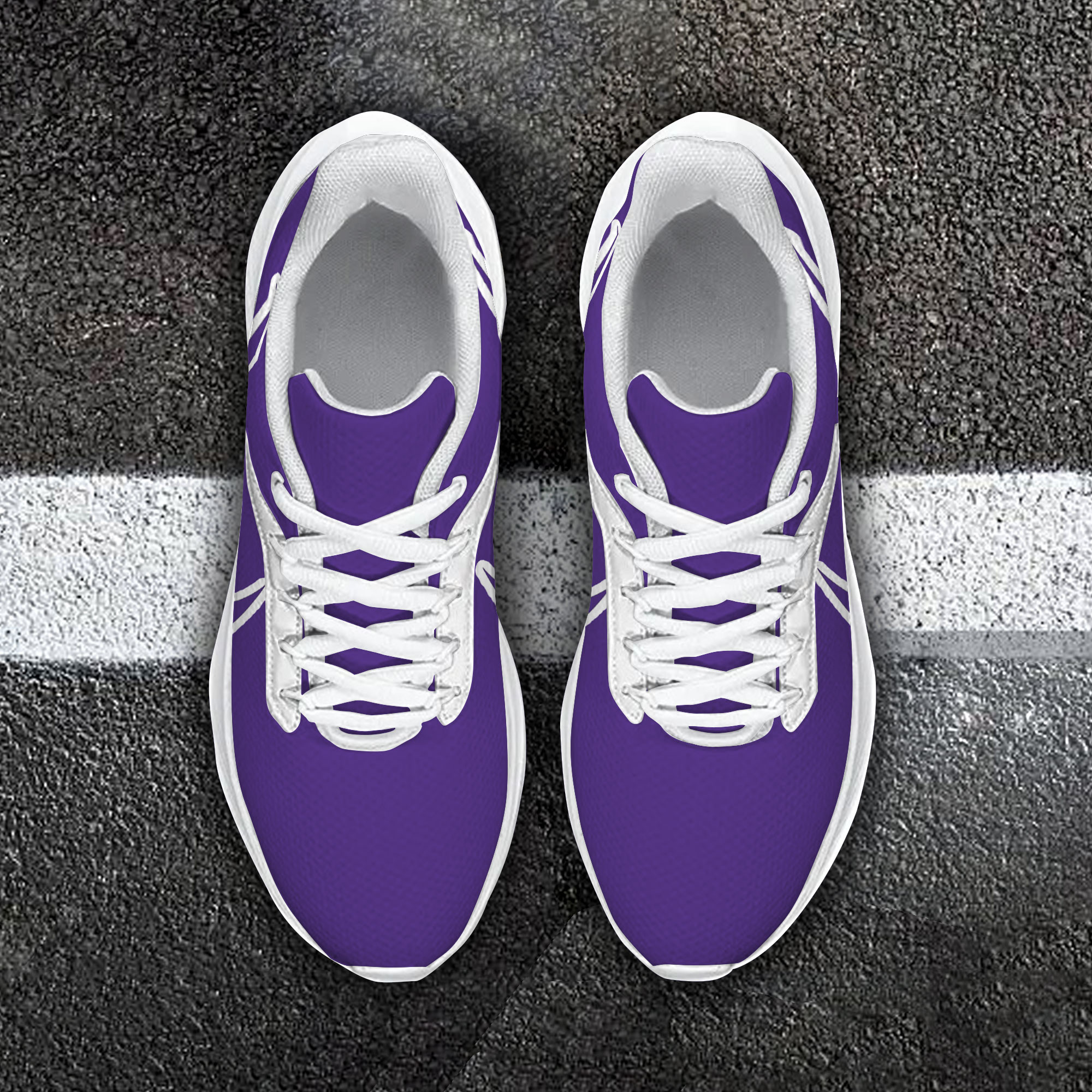 Minnesota Vikings Lightweight Patch Decor Running Shoes NA21