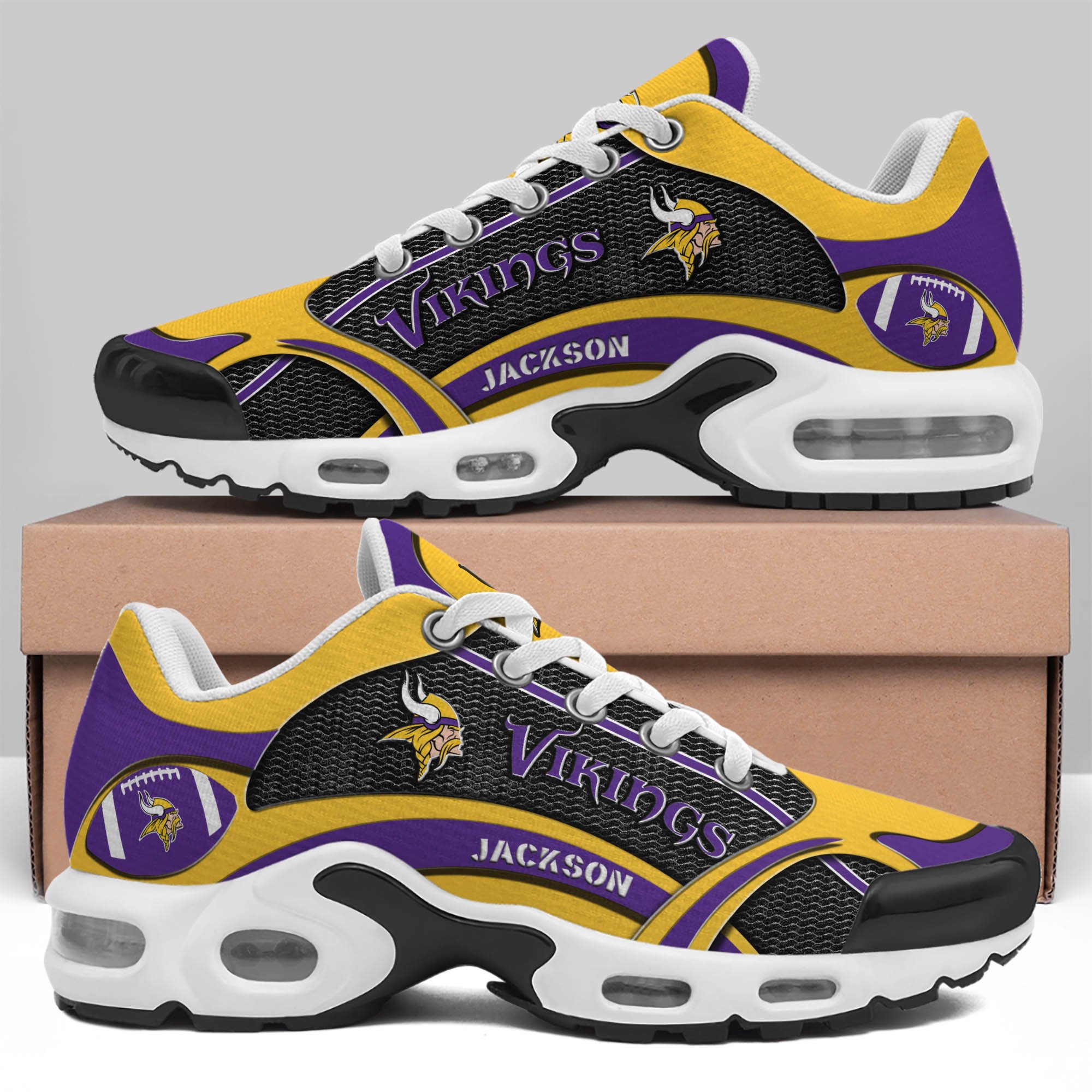 Minnesota Vikings Team TN Shoes 2026 Version Custom Name 889