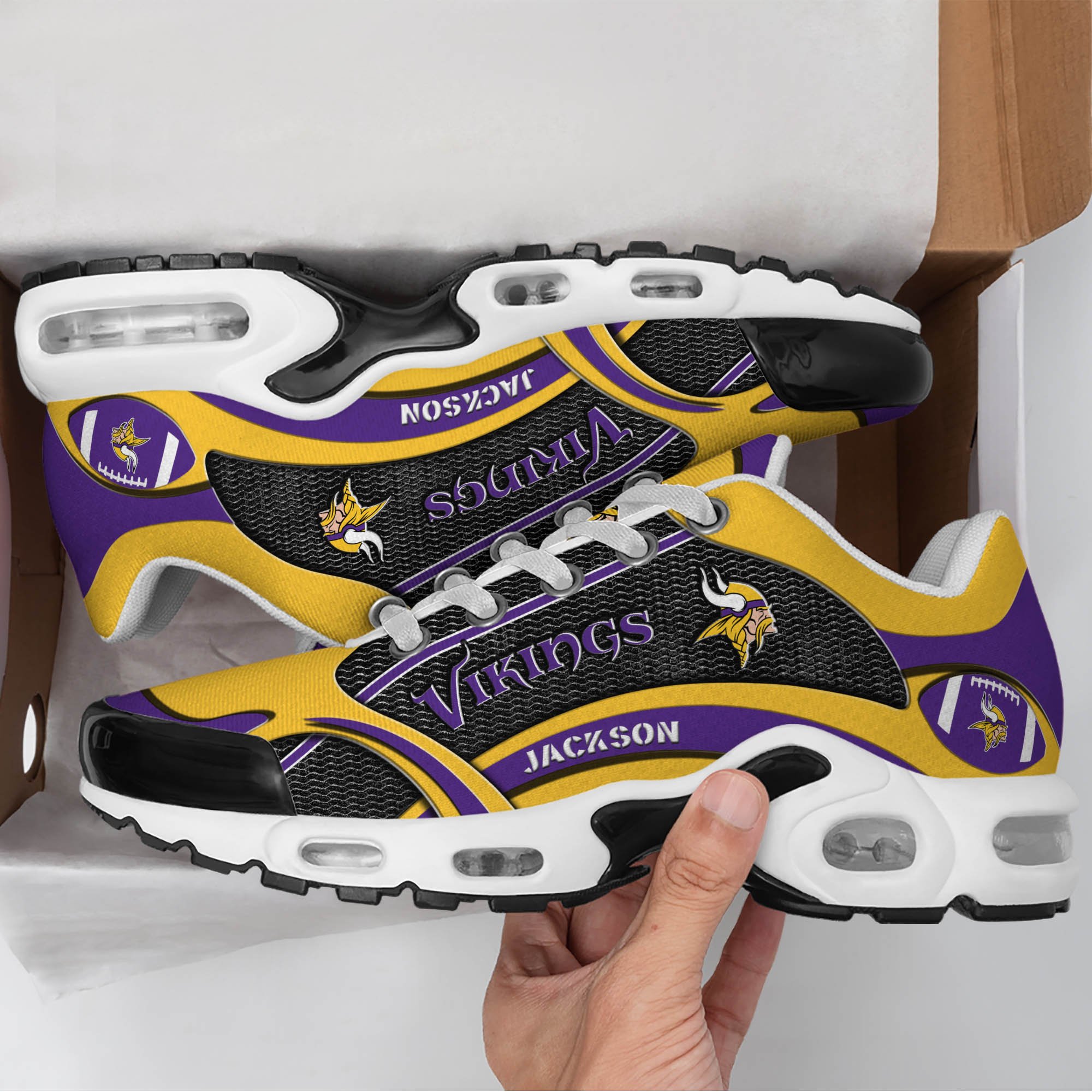 Minnesota Vikings Team TN Shoes 2026 Version Custom Name 889