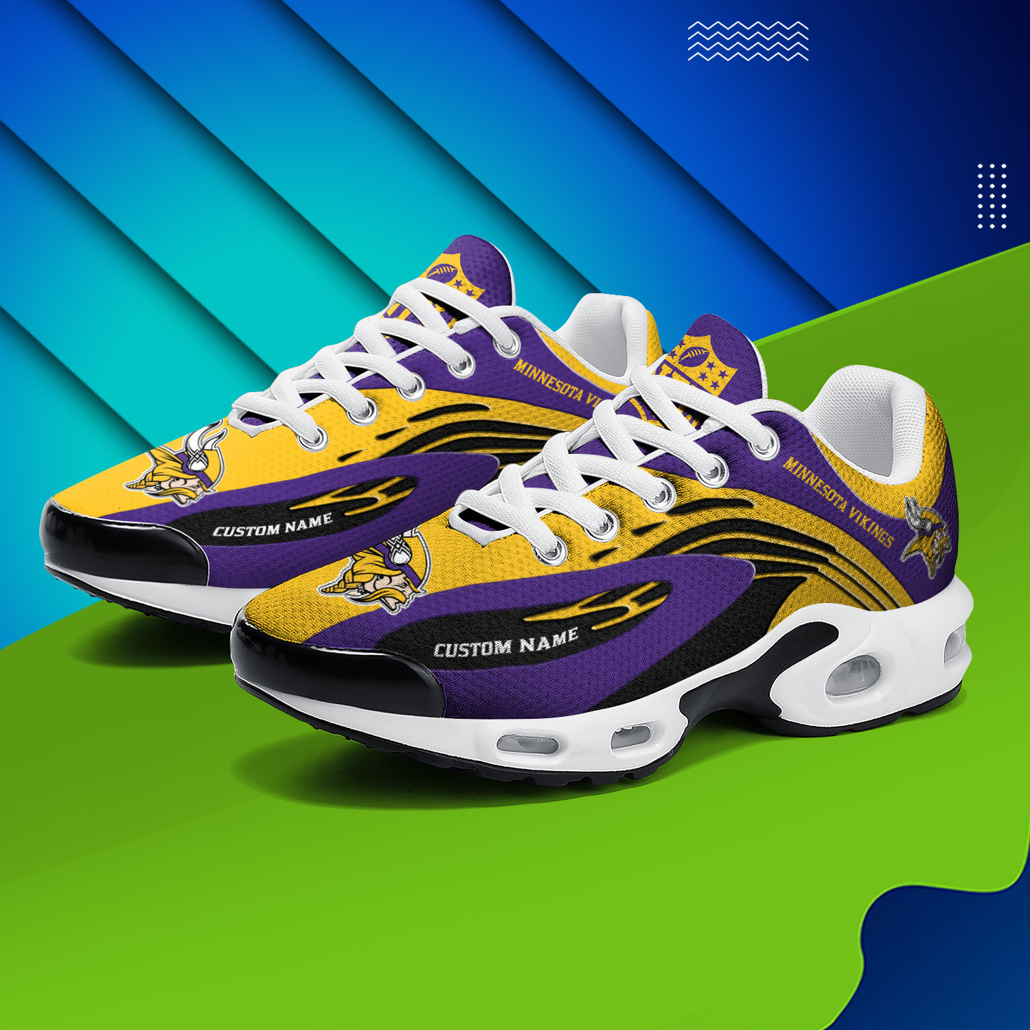 Minnesota Vikings TN Air Max Plus Shoes Sneakers For Men And Women