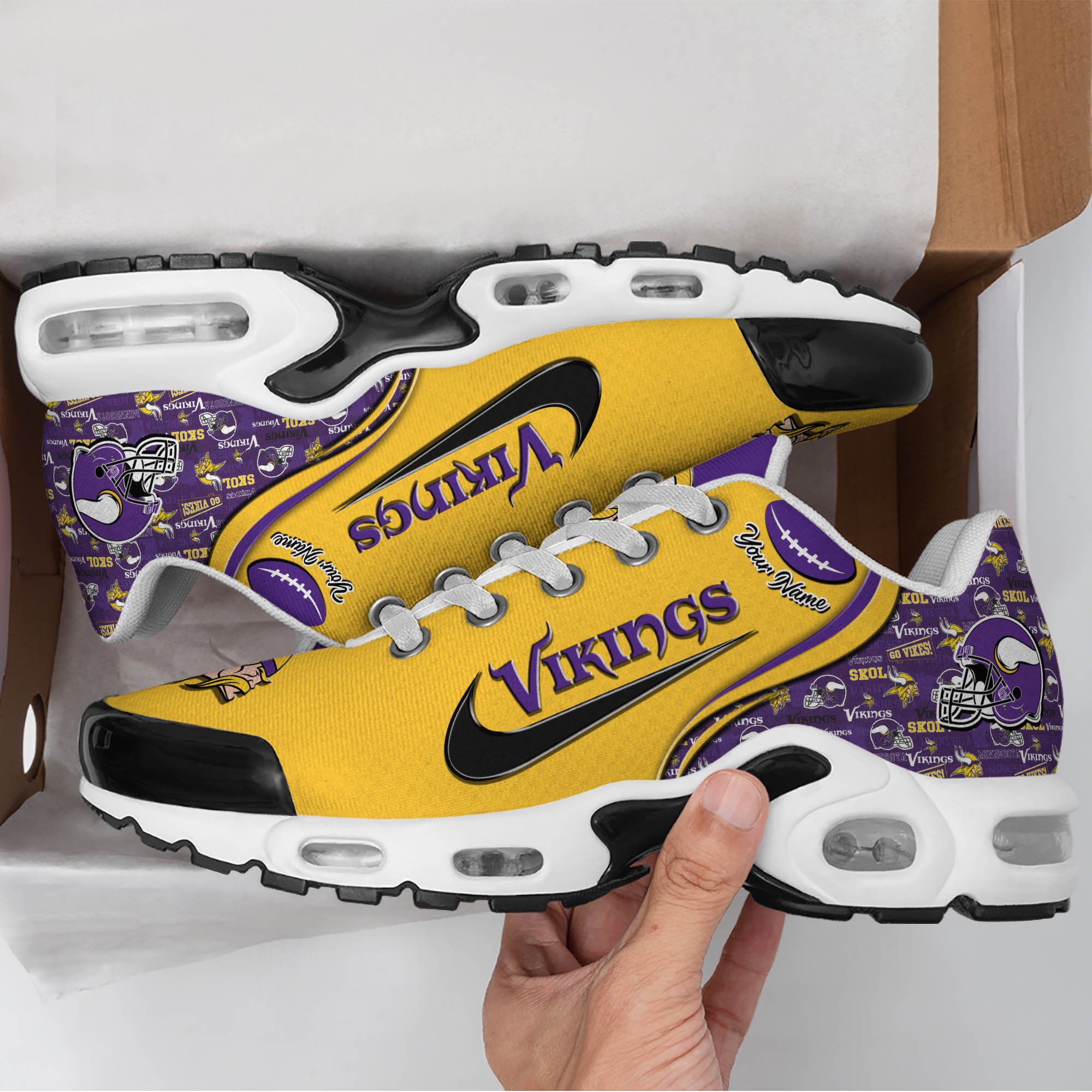 Minnesota Vikings TN Shoes 2026 Version Custom Your Name 499