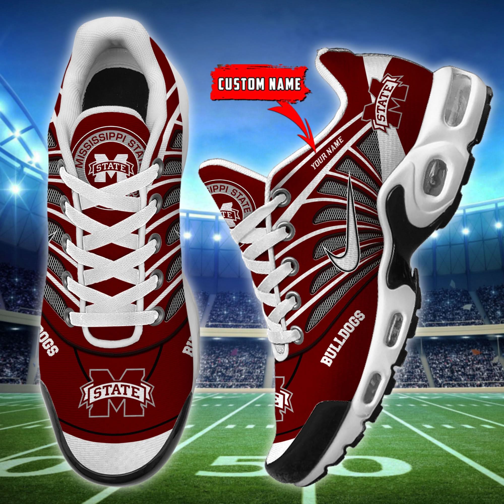 Mississippi State Bulldogs Air Max Plus Shoes