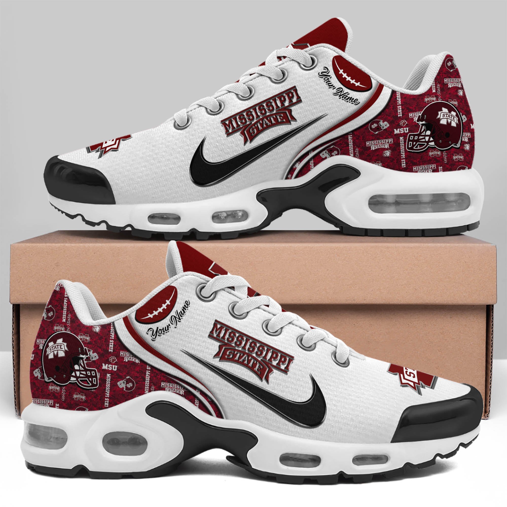 Mississippi State Bulldogs TN Shoes 2026 Version Custom Your Name 499