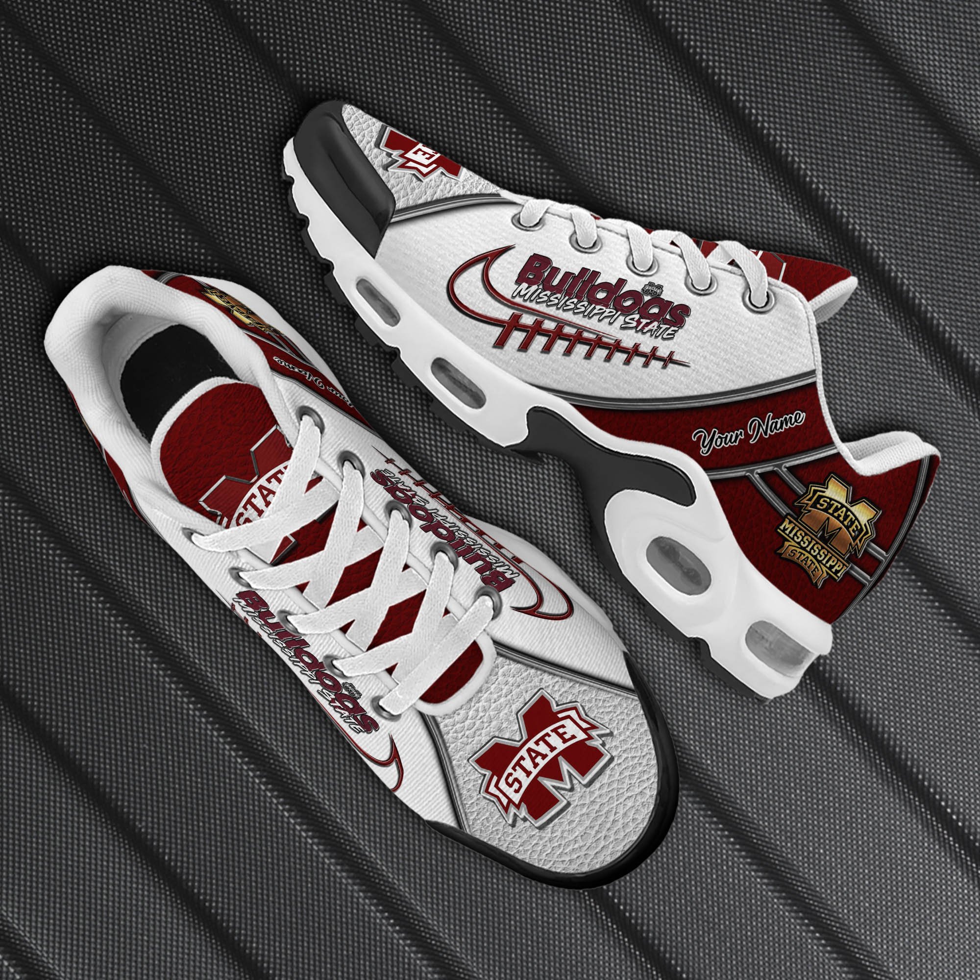 Mississippi State Bulldogs TN Shoes 2026 Version Custom Your Name, Football Team Shoes, Football Shoes For Fans, Sport Gifts, Gifts For Lovers ETHY