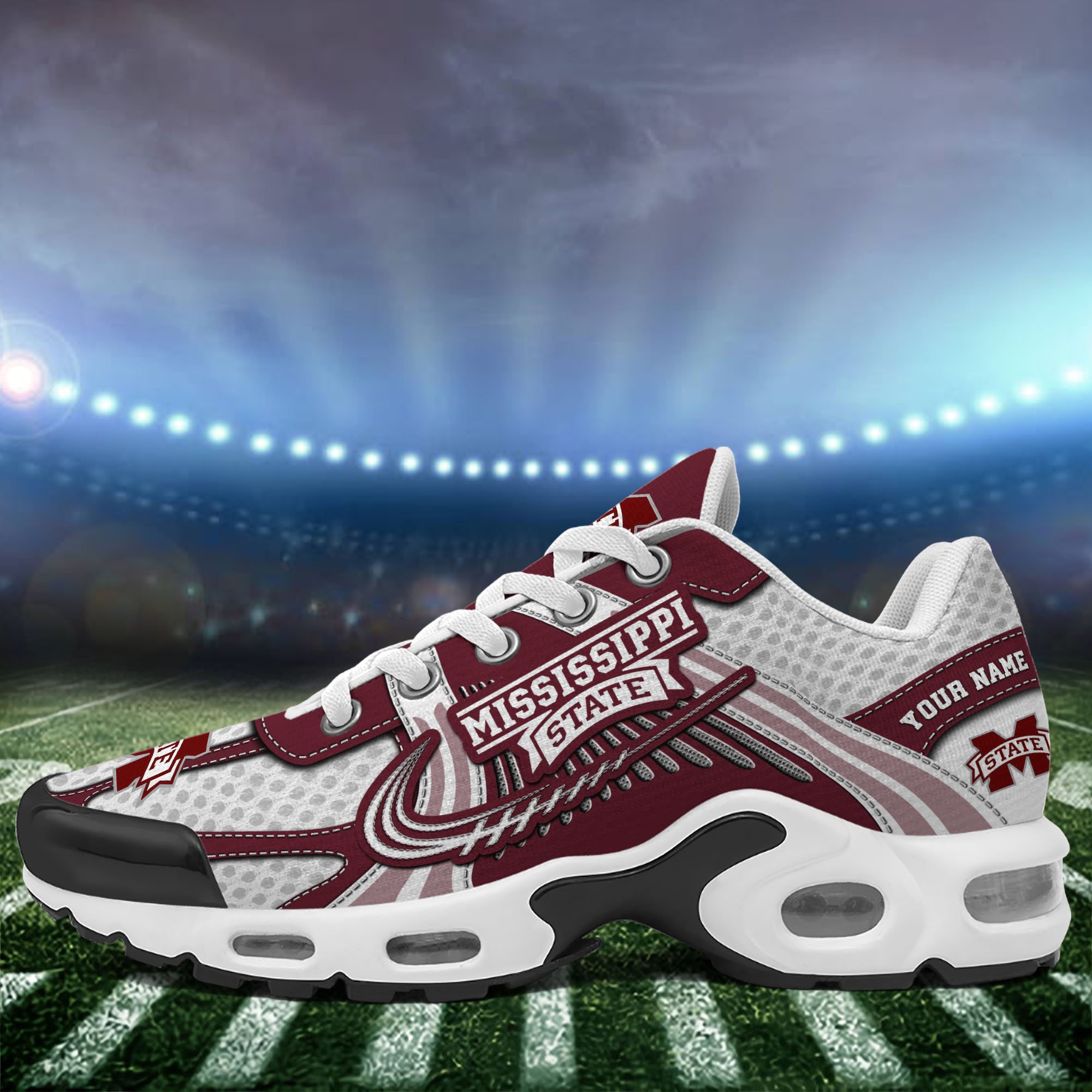 Mississippi State Bulldogs TN Shoes Custom Your Name, Sport Shoes