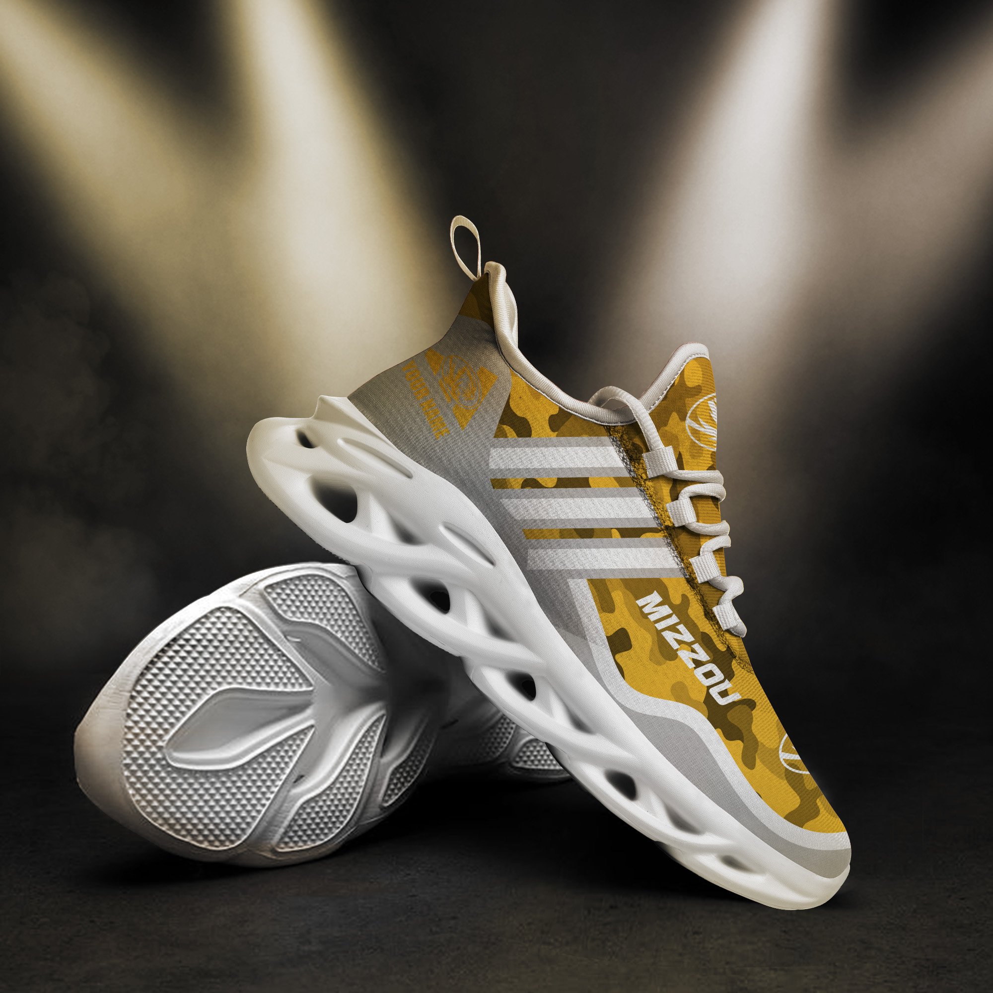 Missouri Tigers Black Max Soul Shoes 2026 Versions Custom Name 466