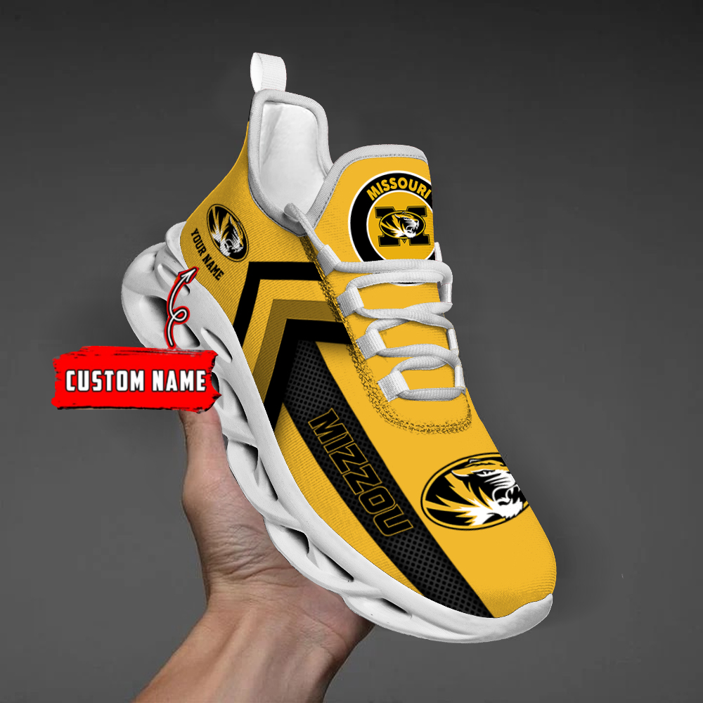 Missouri Tigers Personalized Custom Name Max Soul Shoes DS003