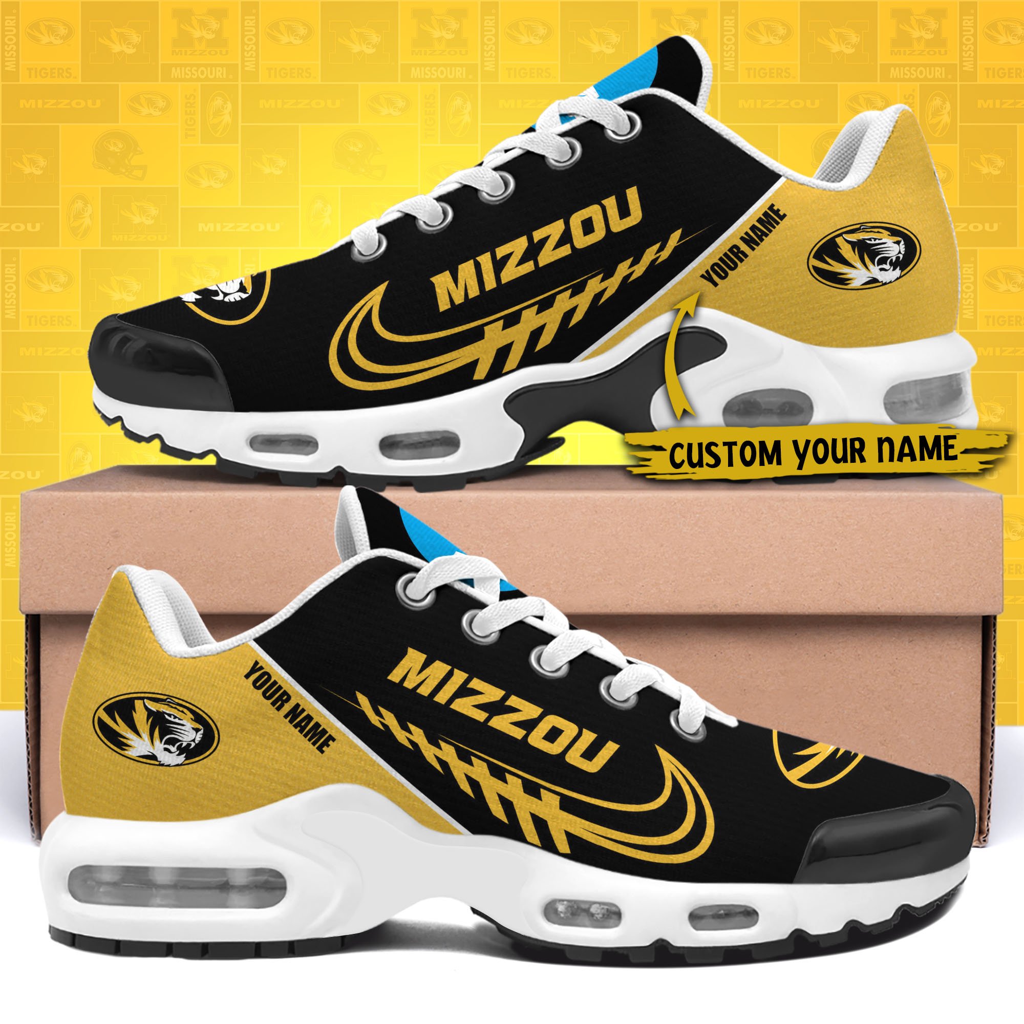 Missouri Tigers TN Shoes Custom Your Name 514