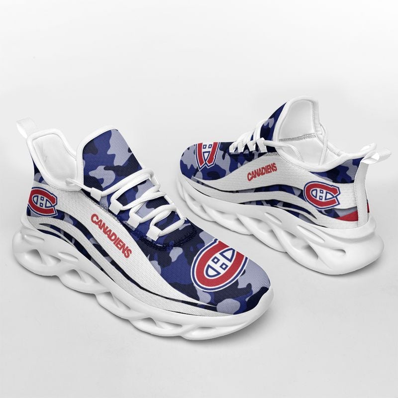 Montreal Canadiens Camo Pattern Max Soul Shoes NEW019765