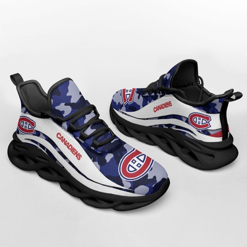 Montreal Canadiens Camo Pattern Max Soul Shoes NEW019765