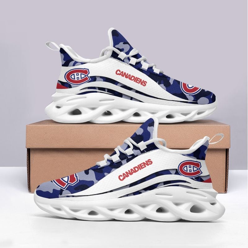 Montreal Canadiens Camo Pattern Max Soul Shoes NEW019765