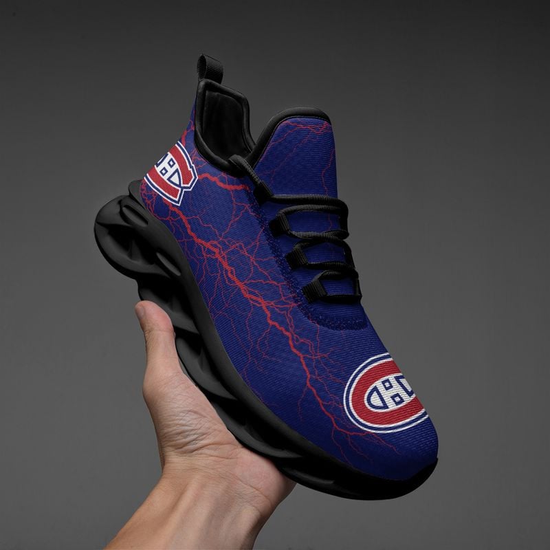 Montreal Canadiens Lightning Pattern Max Soul Shoes NEW020565