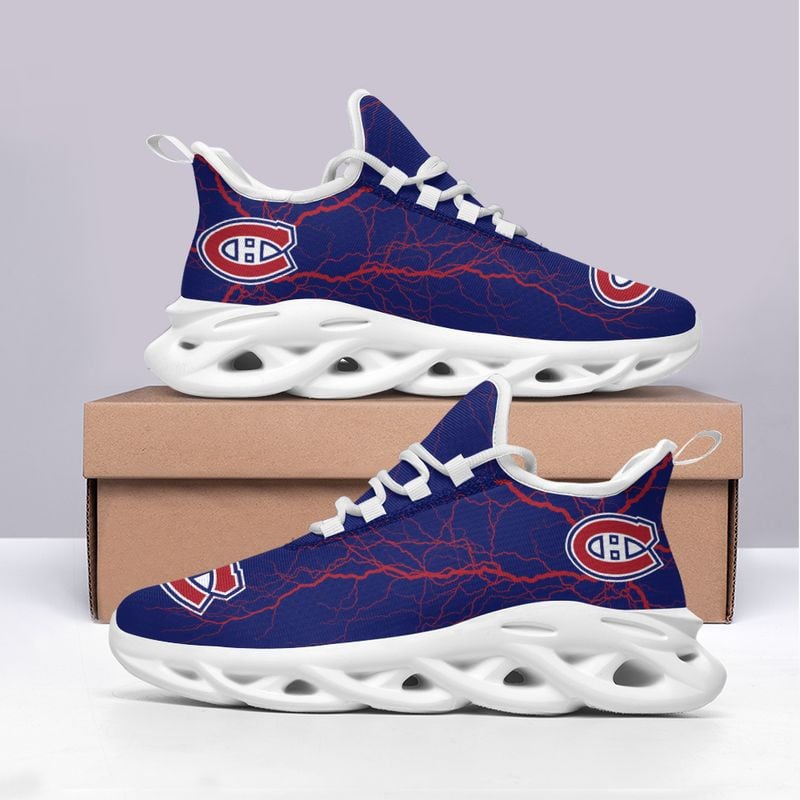 Montreal Canadiens Lightning Pattern Max Soul Shoes NEW020565