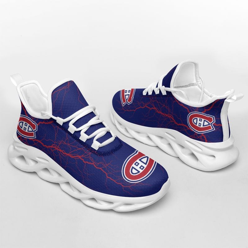 Montreal Canadiens Lightning Pattern Max Soul Shoes NEW020565