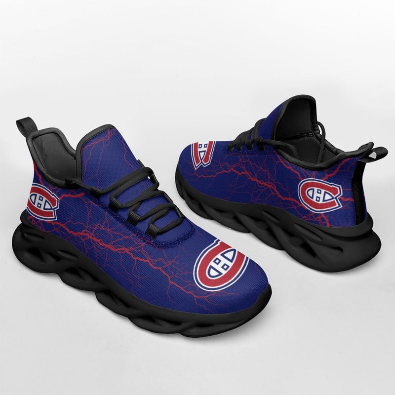 Montreal Canadiens Lightning Pattern Max Soul Shoes NEW020565