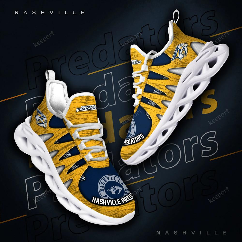 Nashville Predators Max Soul Shoes, Running Sneakers