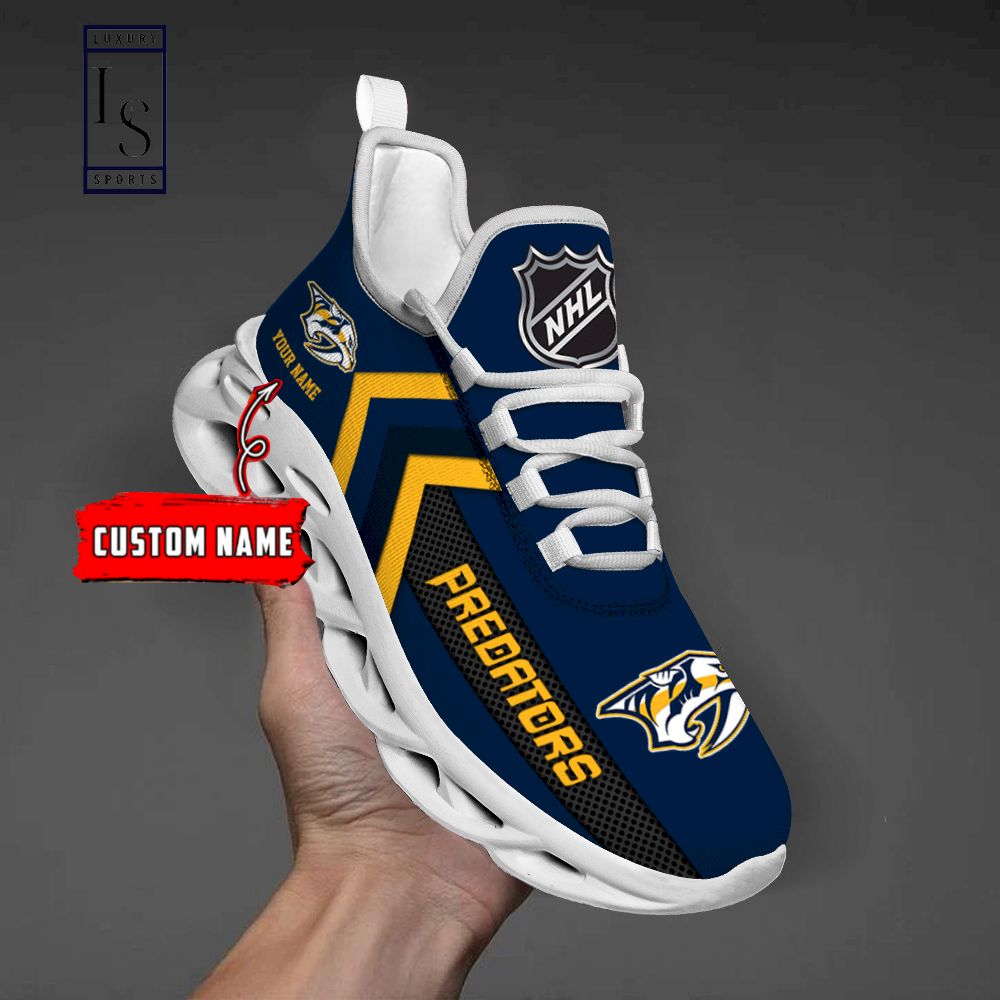 Nashville Predators NHL Personalized Max Soul Shoes