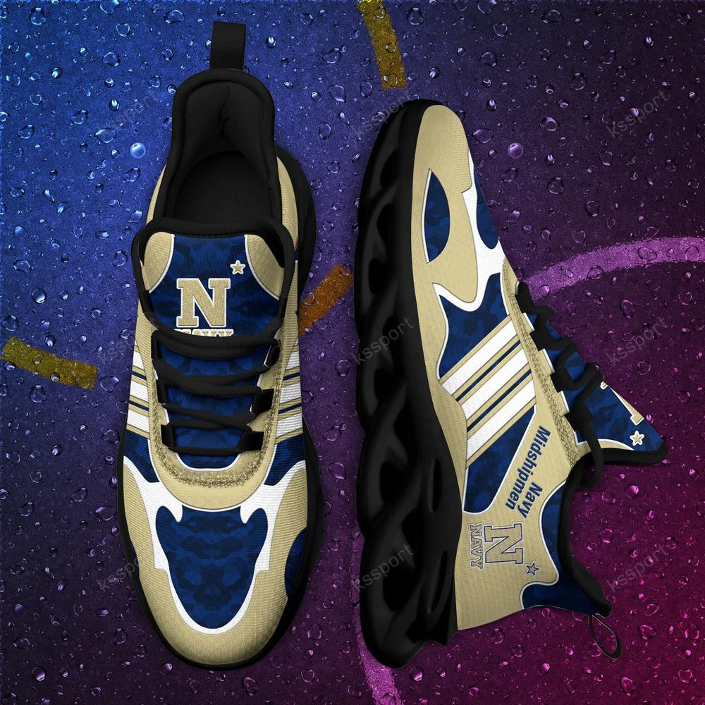 Navy Midshipmen Max Soul Clunky, Camo Running Sneakers For Fan Ever