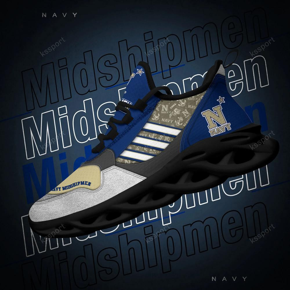 Navy Midshipmen Max Soul Clunky, Running Sneakers