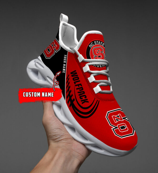 NC State Wolfpack PERSONALIZED MAX SOUL SHOES T1