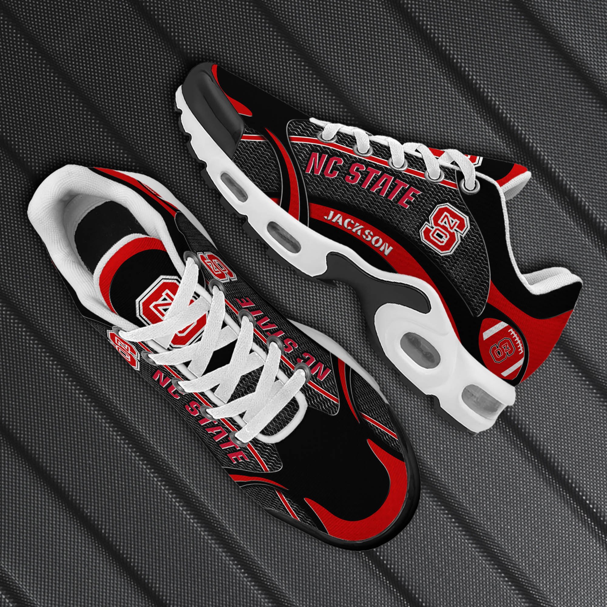 NC State Wolfpack Team TN Shoes 2026 Version Custom Name 889