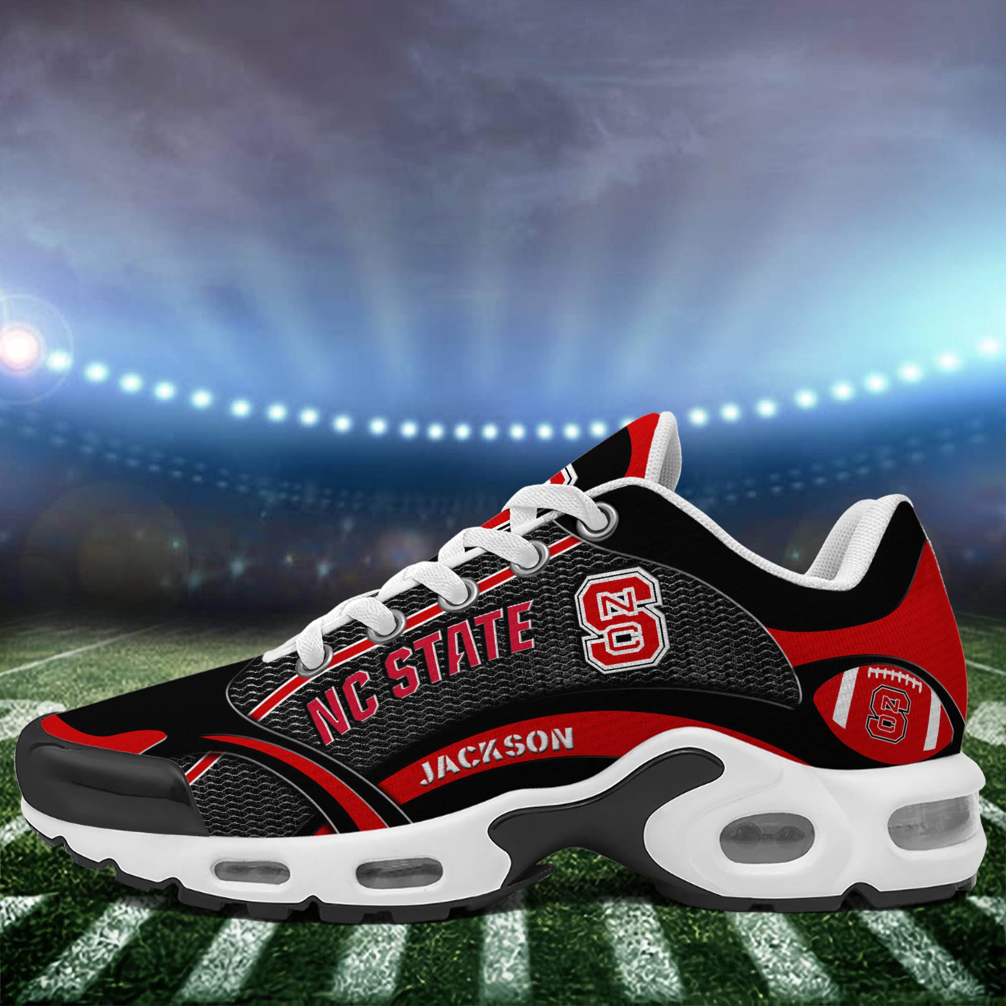 NC State Wolfpack Team TN Shoes 2026 Version Custom Name 889