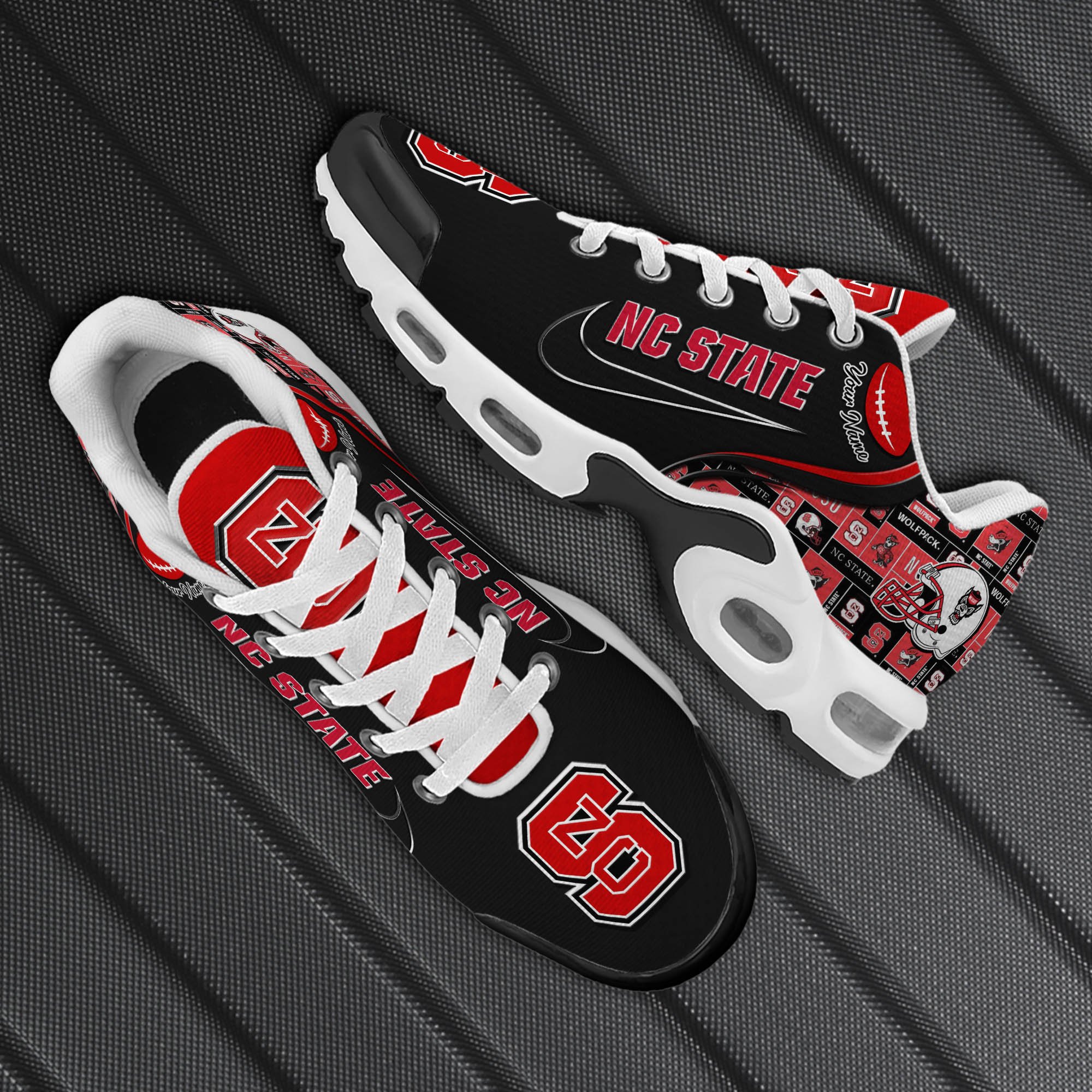 NC State Wolfpack TN Shoes 2026 Version Custom Your Name 499