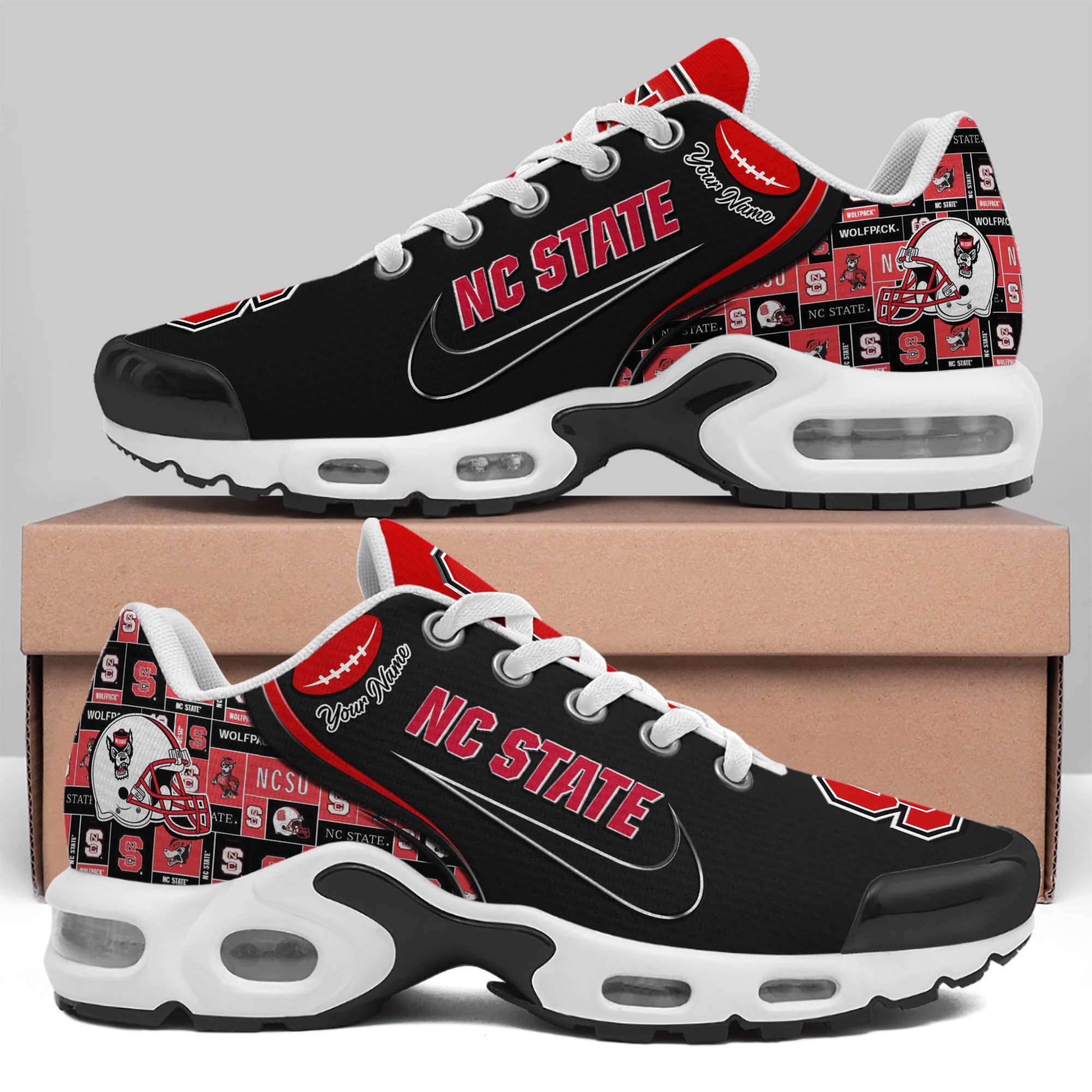NC State Wolfpack TN Shoes 2026 Version Custom Your Name 499