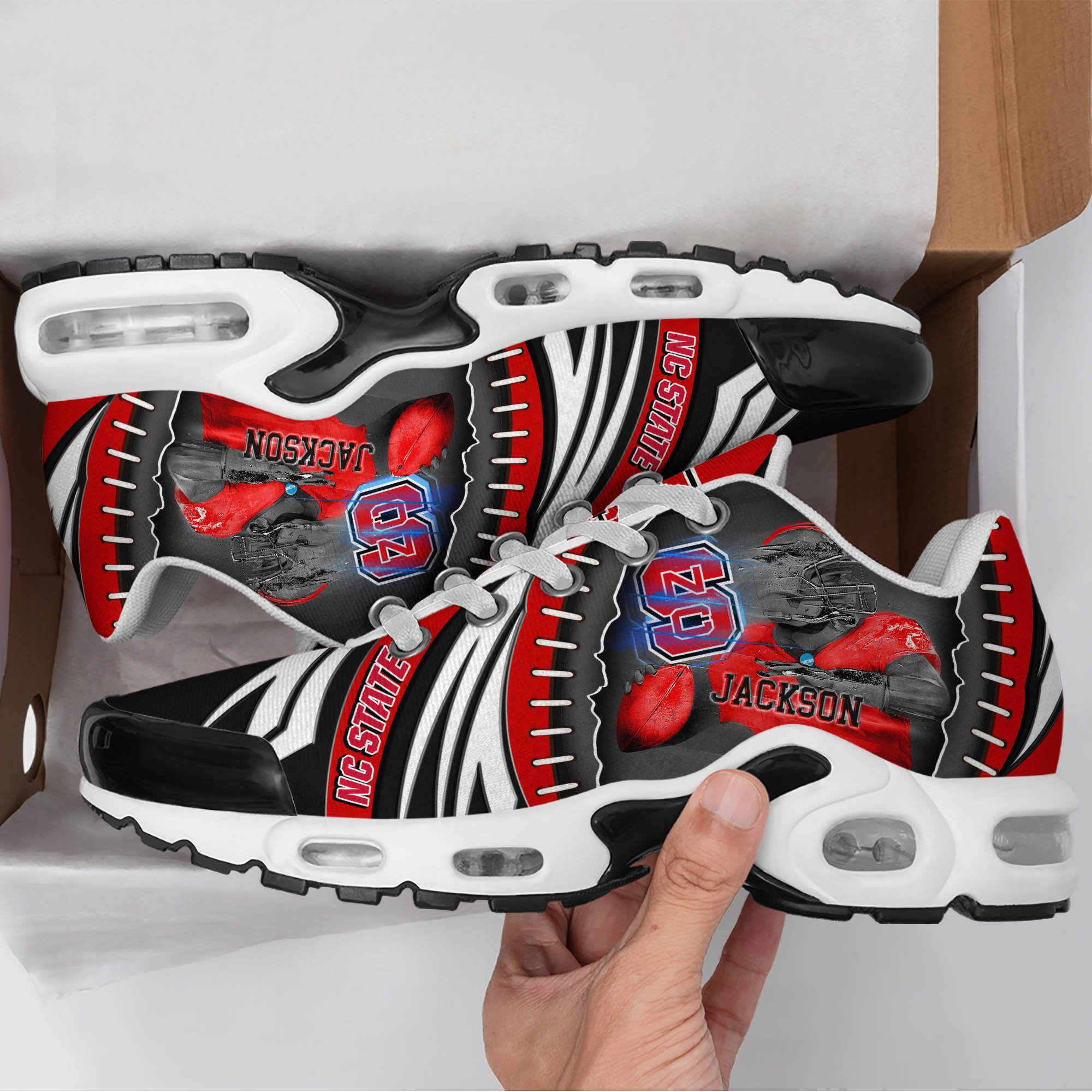 NC State Wolfpack TN Shoes 2026 Version Custom Your Name 919