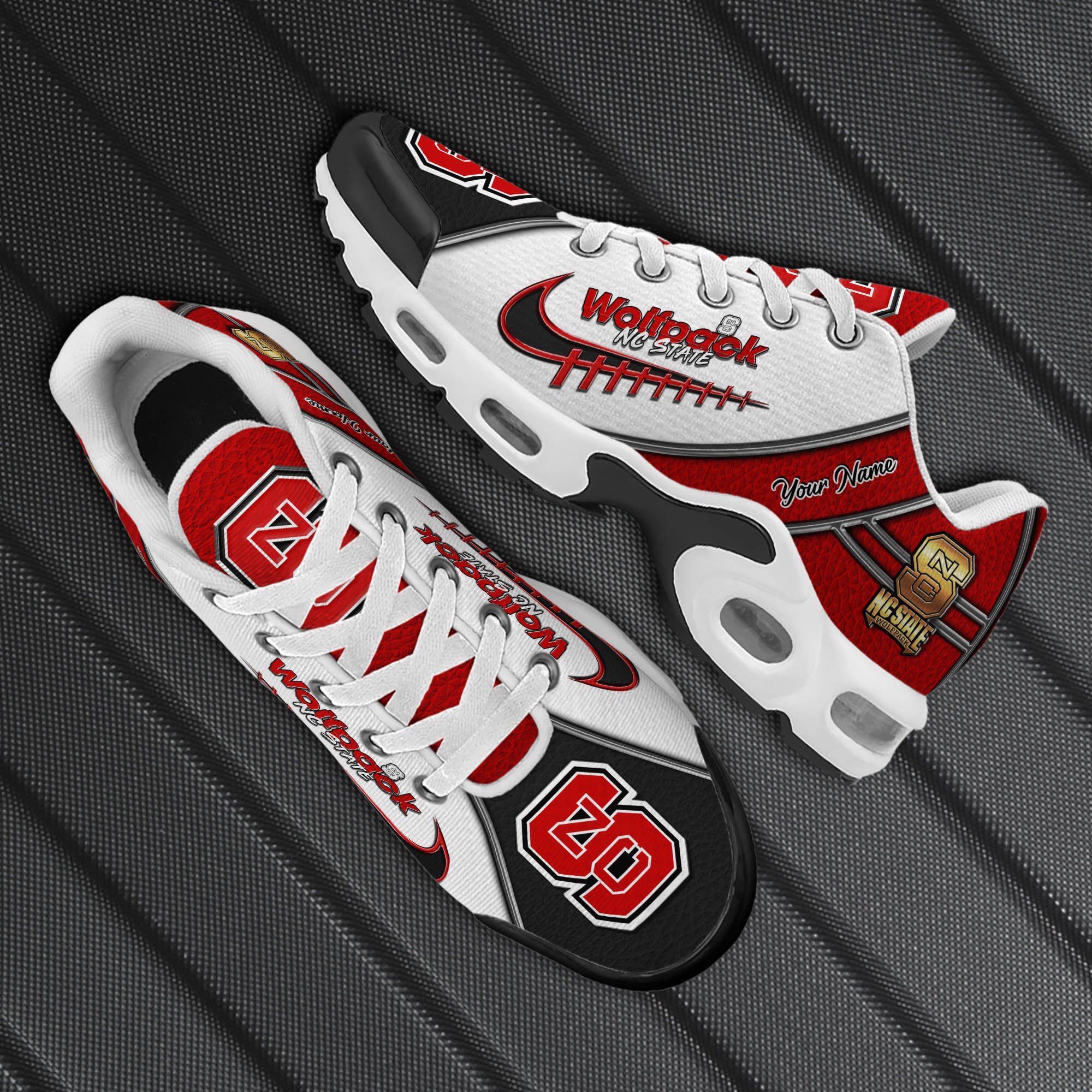 NC State Wolfpack TN Shoes 2026 Version Custom Your Name, Football Team Shoes 516