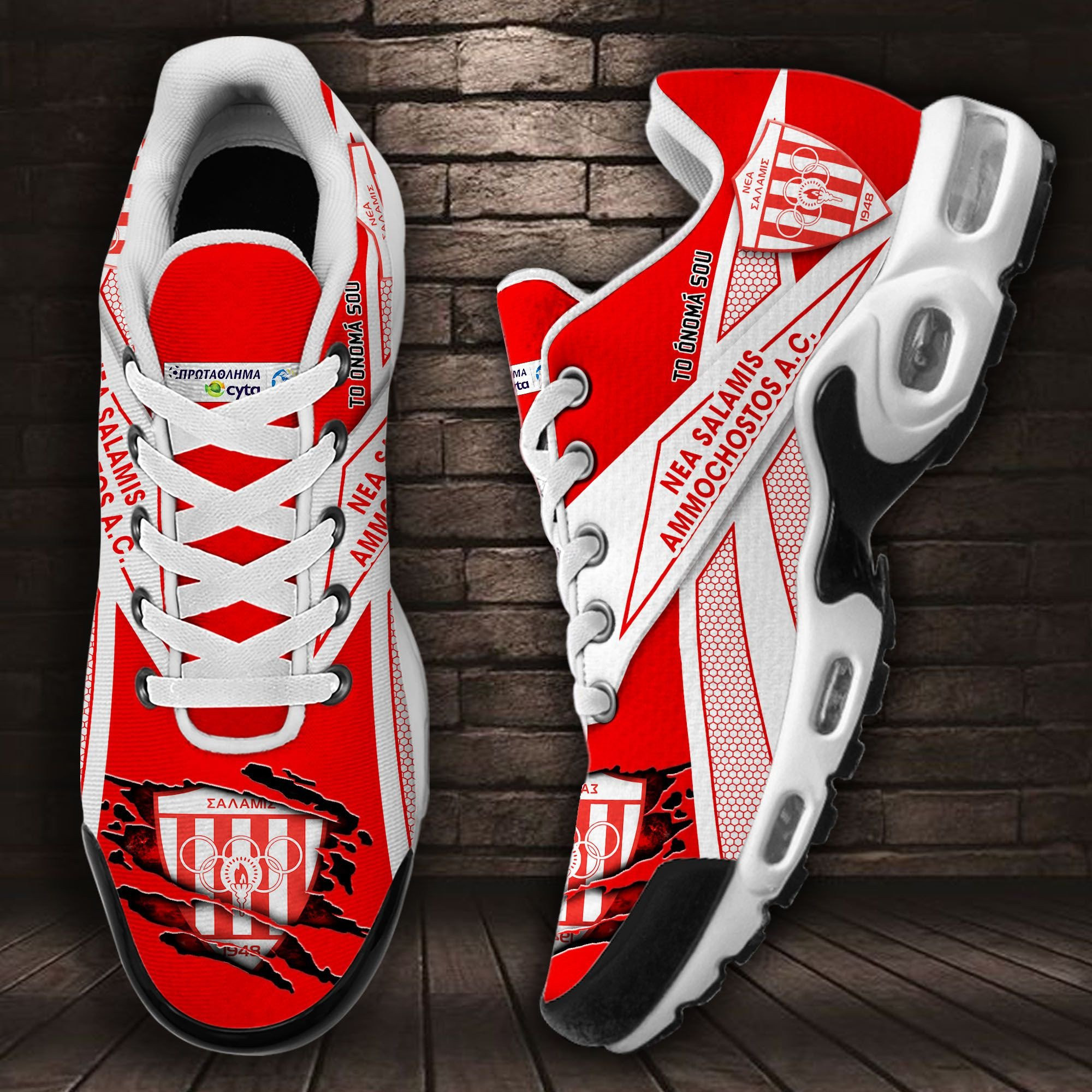 Nea Salamis Ammochostos A.C. TN Air Max Plus Shoes Sneakers For Men And Women
