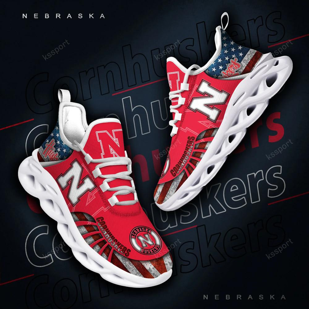 Nebraska Cornhuskers Max Soul Clunky Shoes
