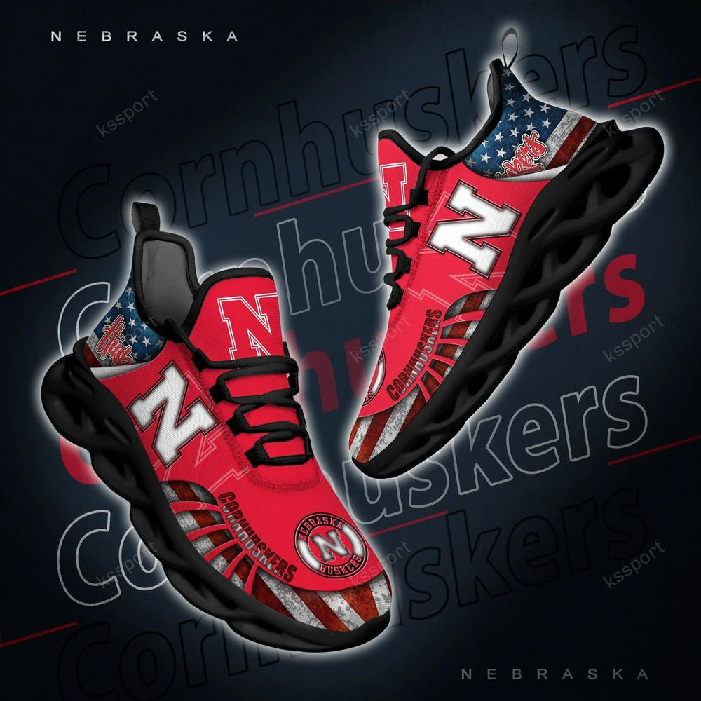 Nebraska Cornhuskers Max Soul Clunky Shoes