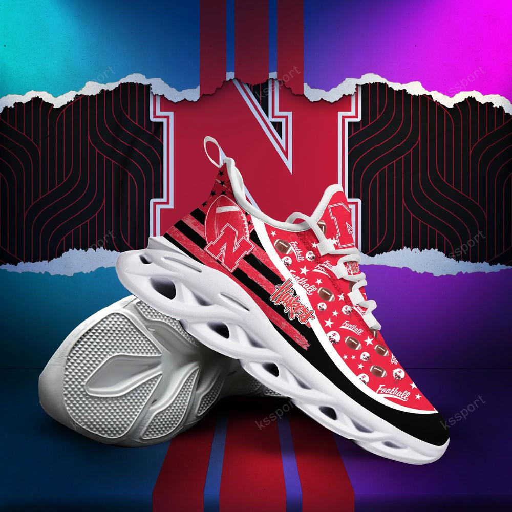 Nebraska Cornhuskers Max Soul Clunky Sneakers