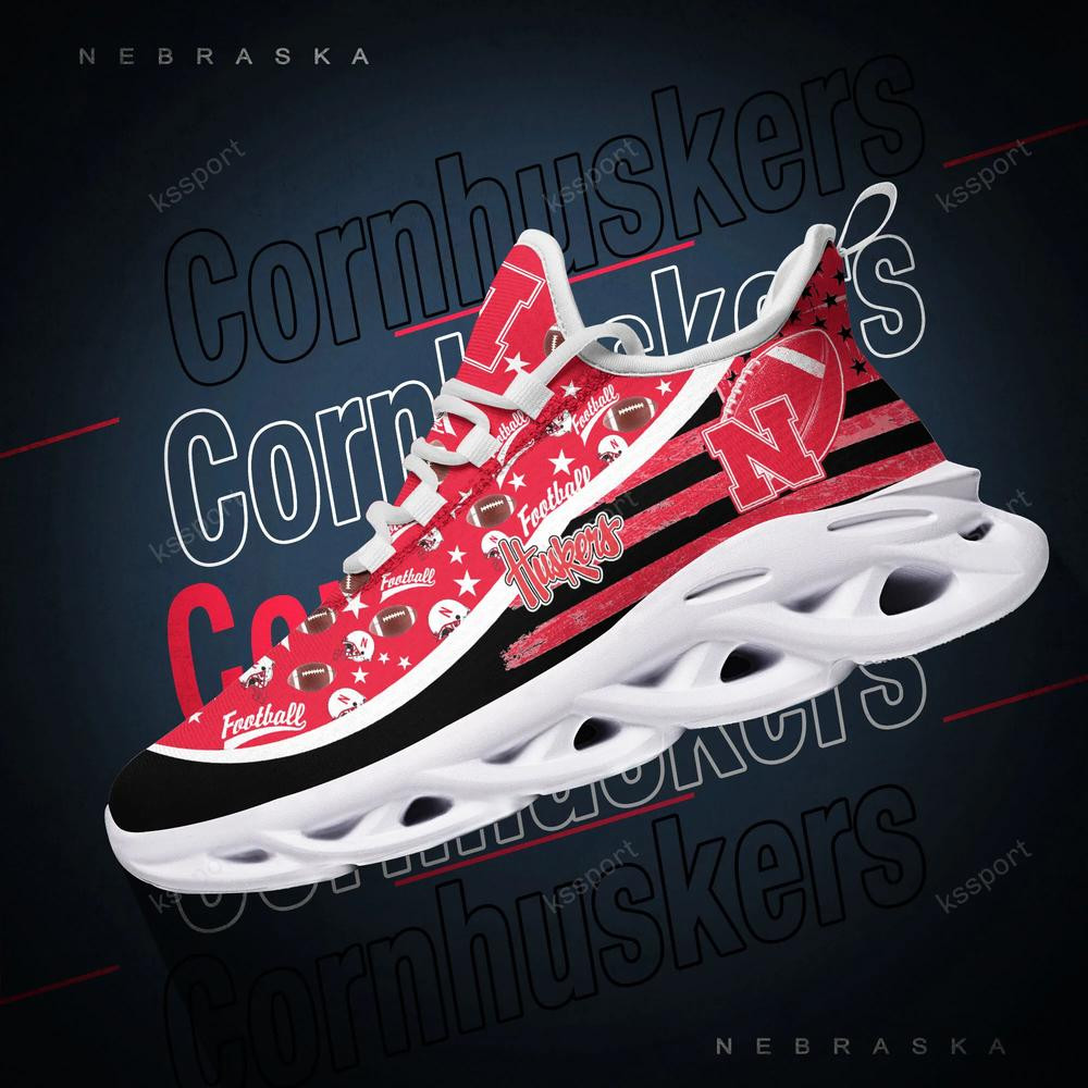 Nebraska Cornhuskers Max Soul Clunky Sneakers