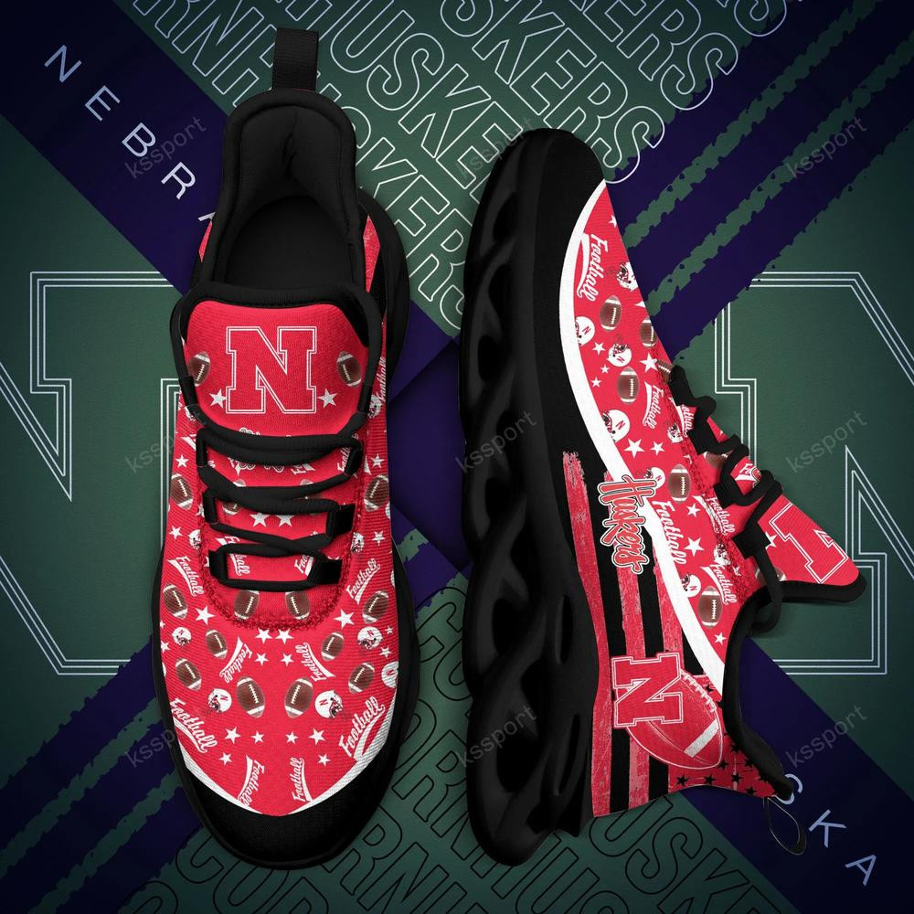 Nebraska Cornhuskers Max Soul Clunky Sneakers