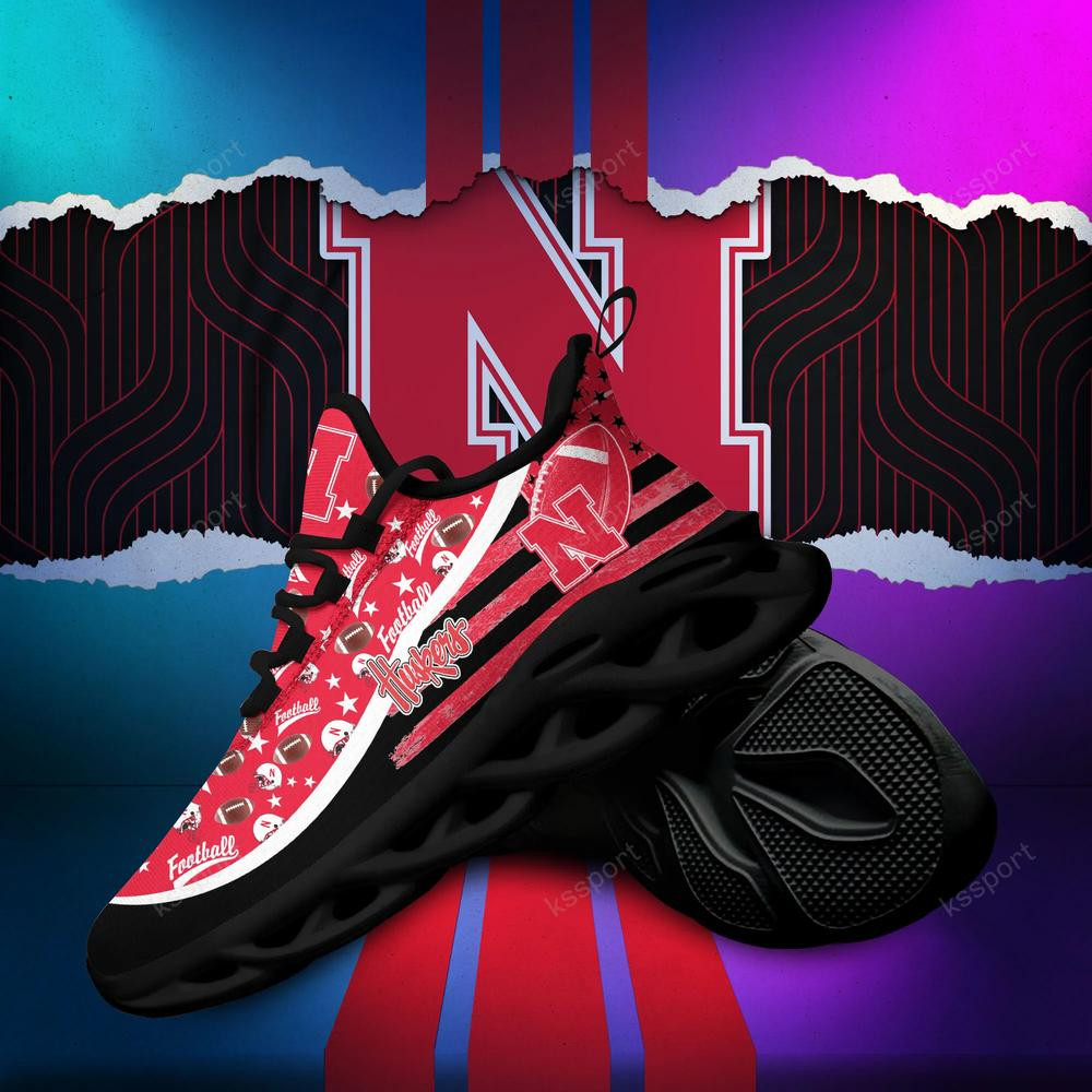 Nebraska Cornhuskers Max Soul Clunky Sneakers