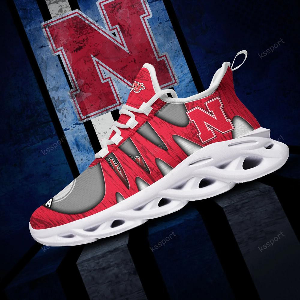 Nebraska Cornhuskers Max Soul Shoes, Running Sneakers