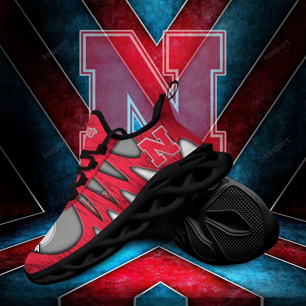 Nebraska Cornhuskers Max Soul Shoes, Running Sneakers